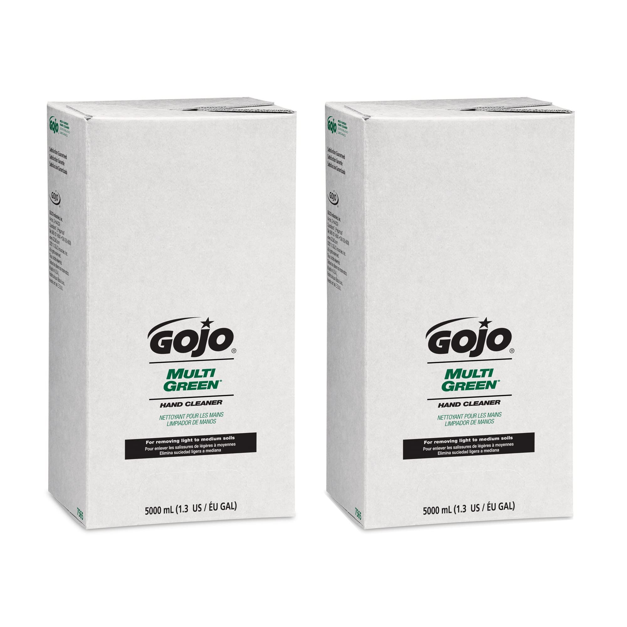 GOJO PRO TDX MULTI GREEN Hand Cleaner Refill, Citrus, 2ct x 5000mL 756502