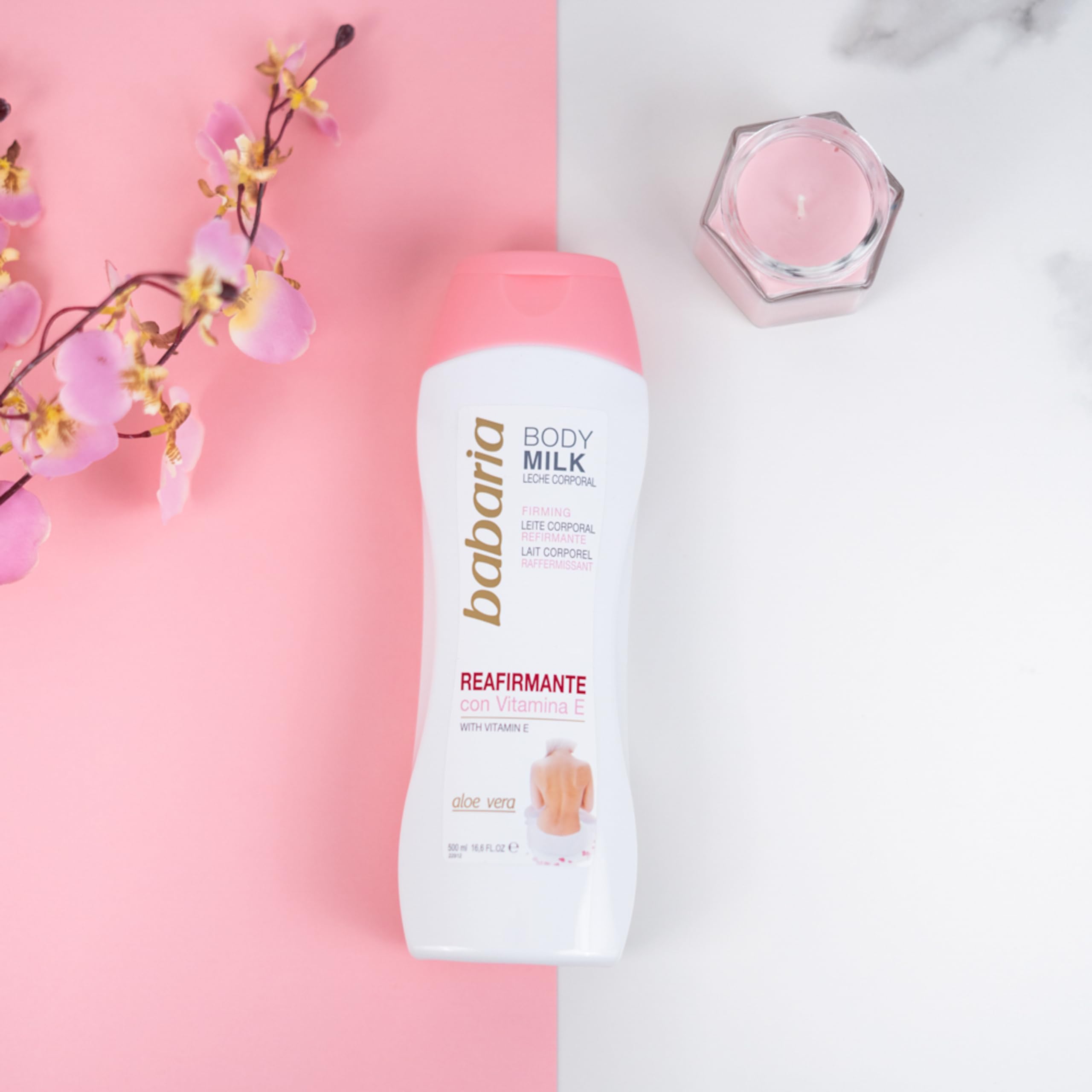 Babaria Firming Body Milk - Soothing And Smoothing Properties - Helps Protects And Regenerates Your Epidermis - Infused With Alo