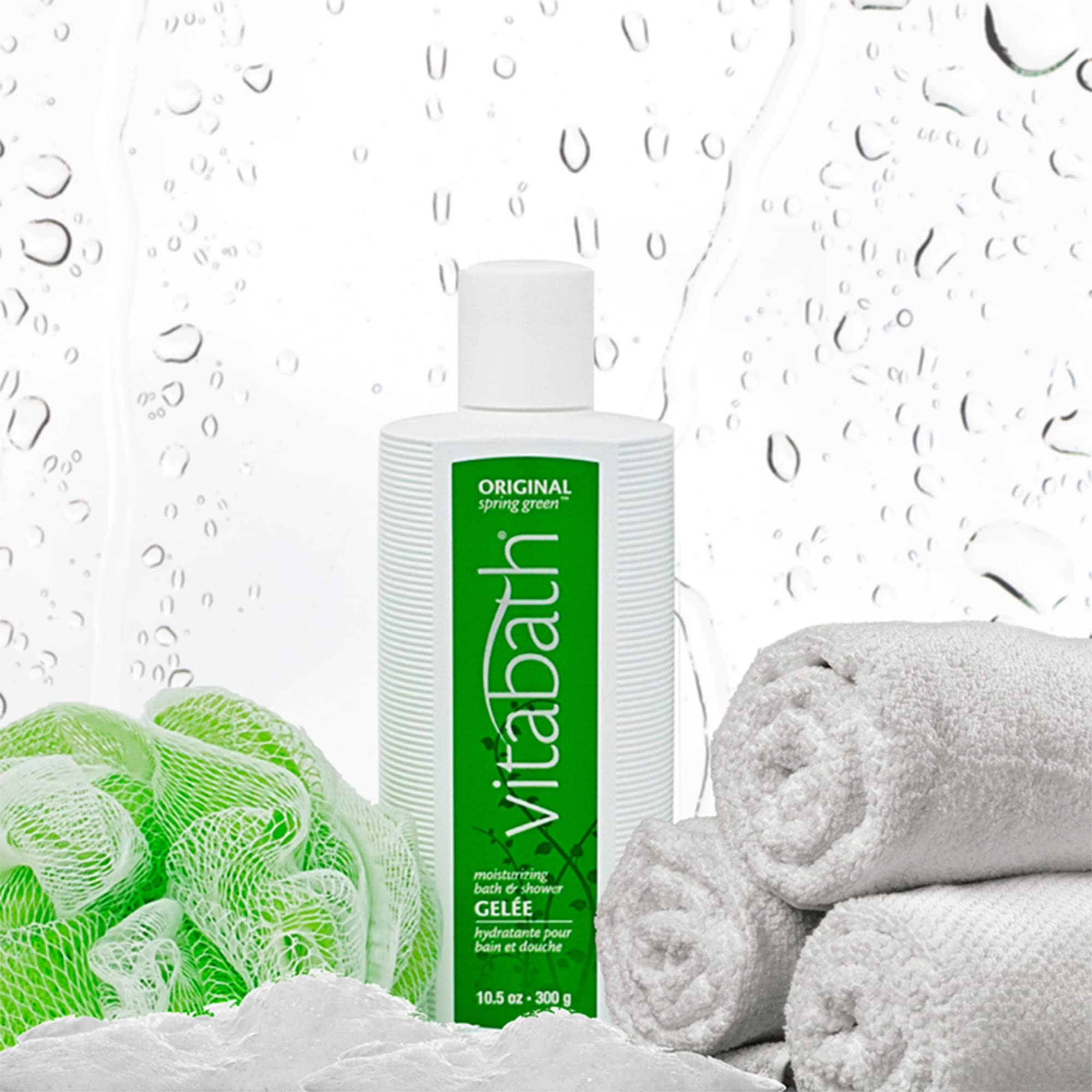 Vitabath Original Spring Green Moisturizing Bath & Shower Gel Wash Intoxicating Botanical Skin Rejuvenation, Hydrating Dry Skinc