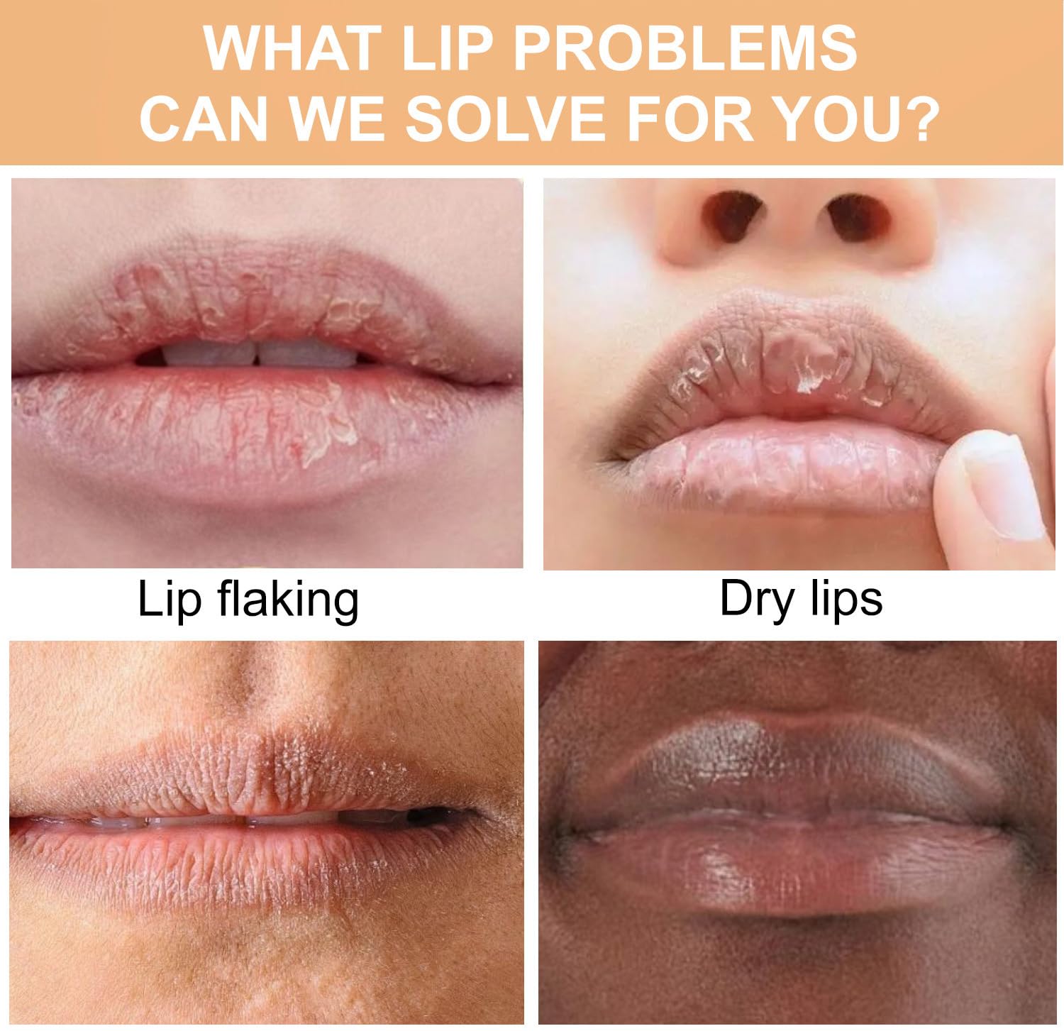 Turmeric Lip Balm for Smokers with Turmeric Root Oil,Lip Brightening for Dark Lips, Long-Lasting Moisturizer for Dry, Cracked, a