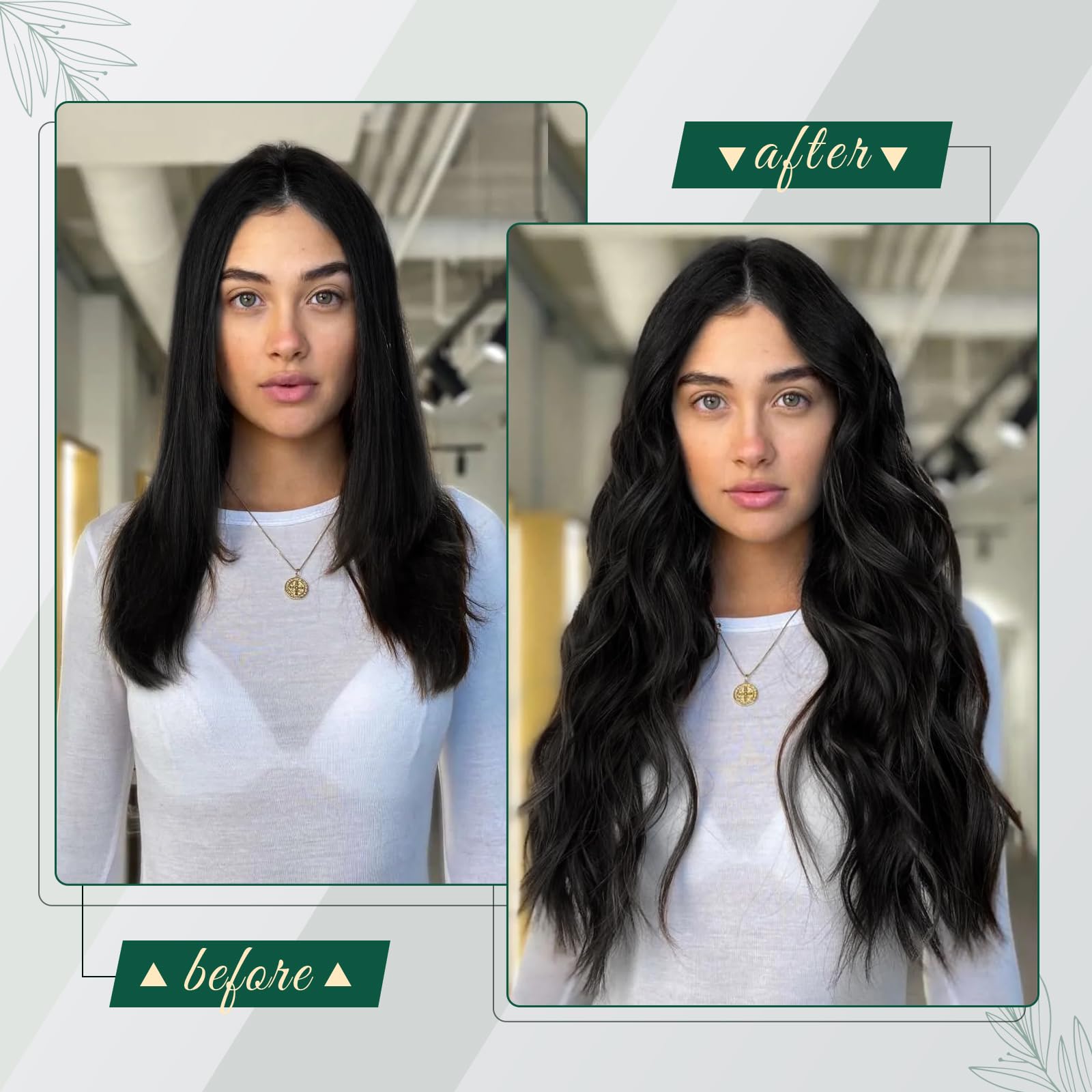 Runature Black Sew In Weft Hair Extensions Human Hair 20 Inch 100G Long Sew In Hair Extensions Real Human Hair Black Girl Brazil