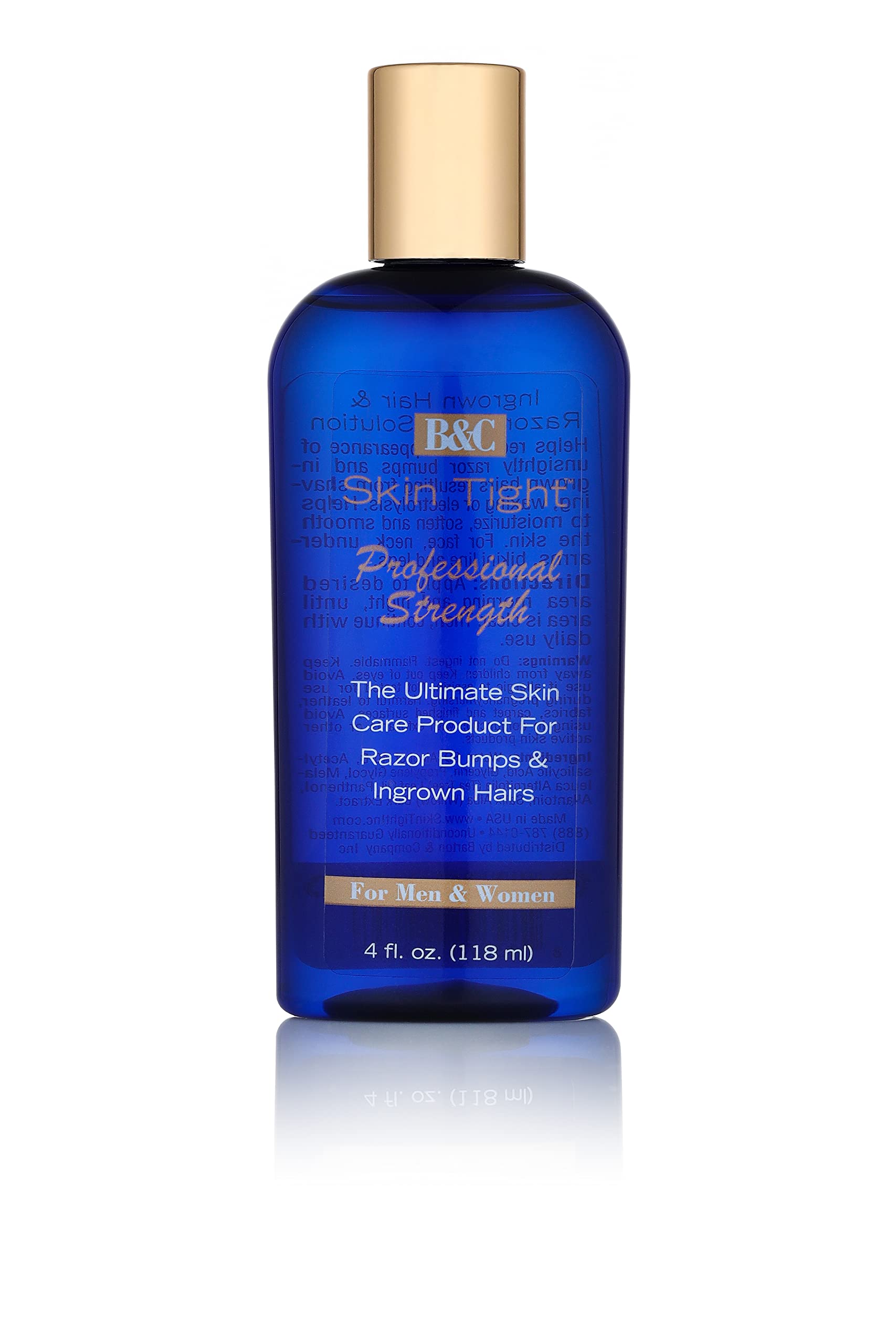 Skin Tight In-grown Hairs & Razor Bump Lotion, 4 Oz - Professional Formula for Smooth Skin, Model 9657