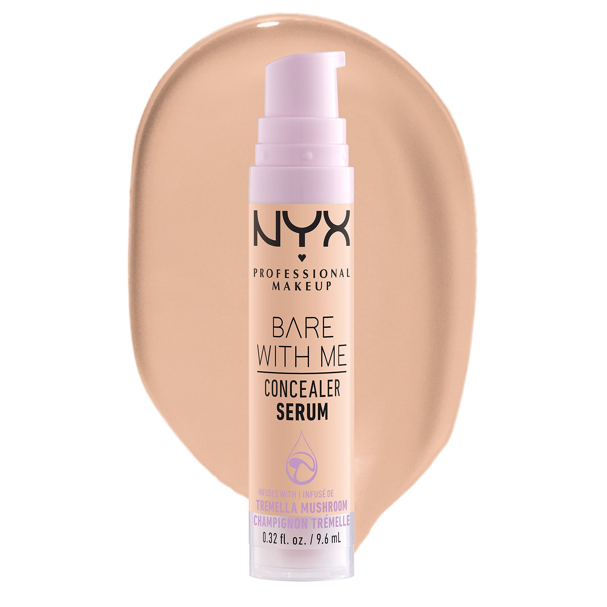 NYX PROFESSIONAL MAKEUP Bare With Me concealer Serum, Up To 24Hr Hydration - Vanilla