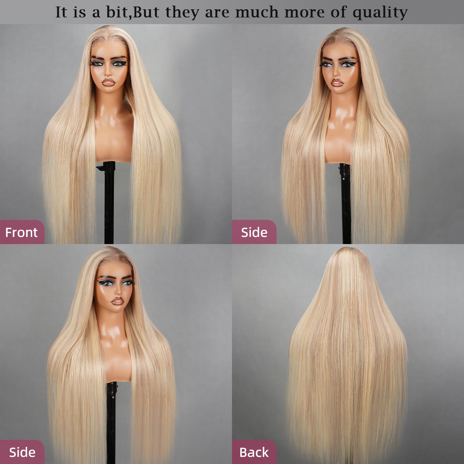 Superlook 6X5 Wear And Go Glueless Wigs Human Hair P10/613 Lace Front Wig Human Hair Blonde Lace Front Wig Human Hair Hd 220% De