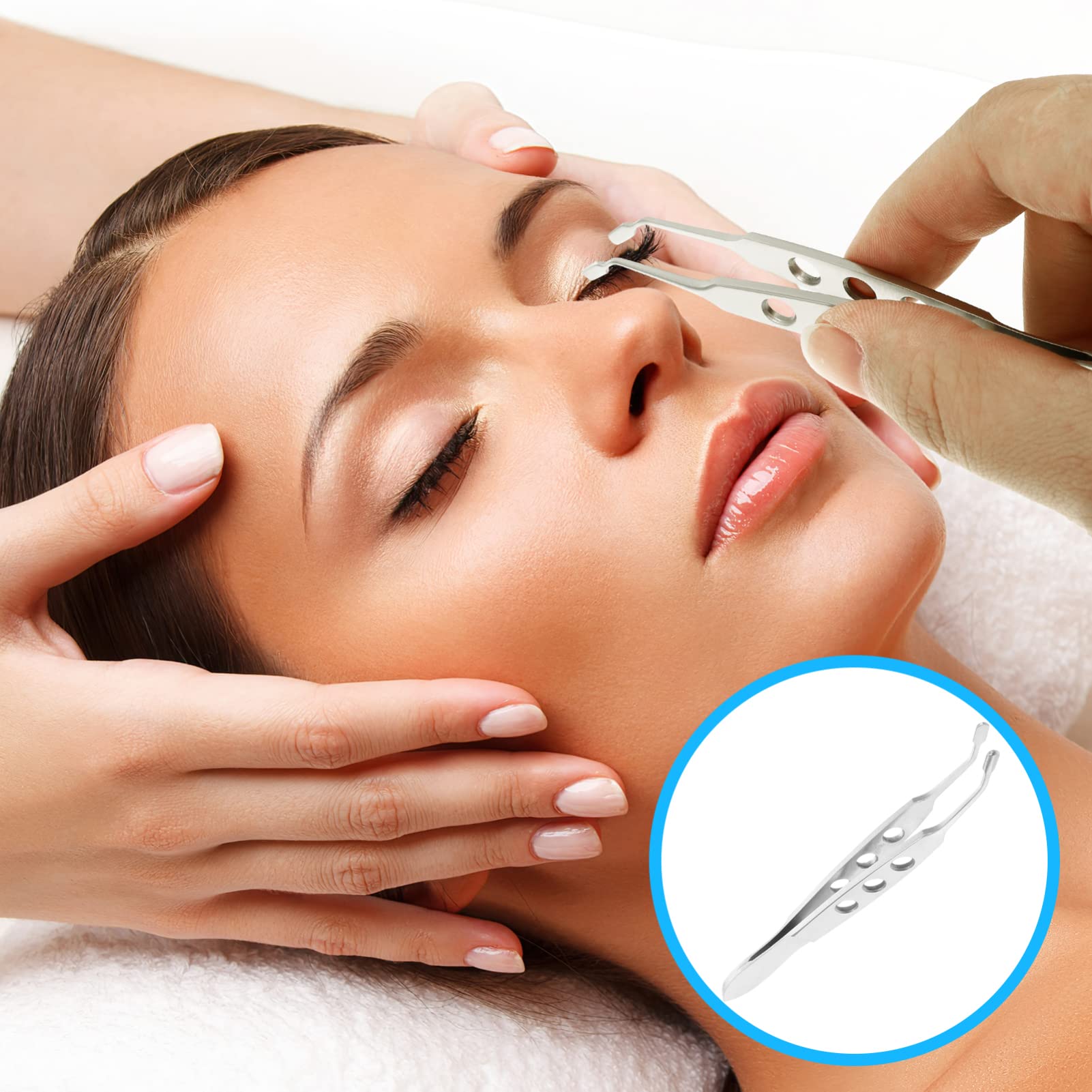 Uonlytech Meibomian Gland Expressor, Stainless Steel Eyelid Massage Professional Face Care Craft Tools for Dry Eyes