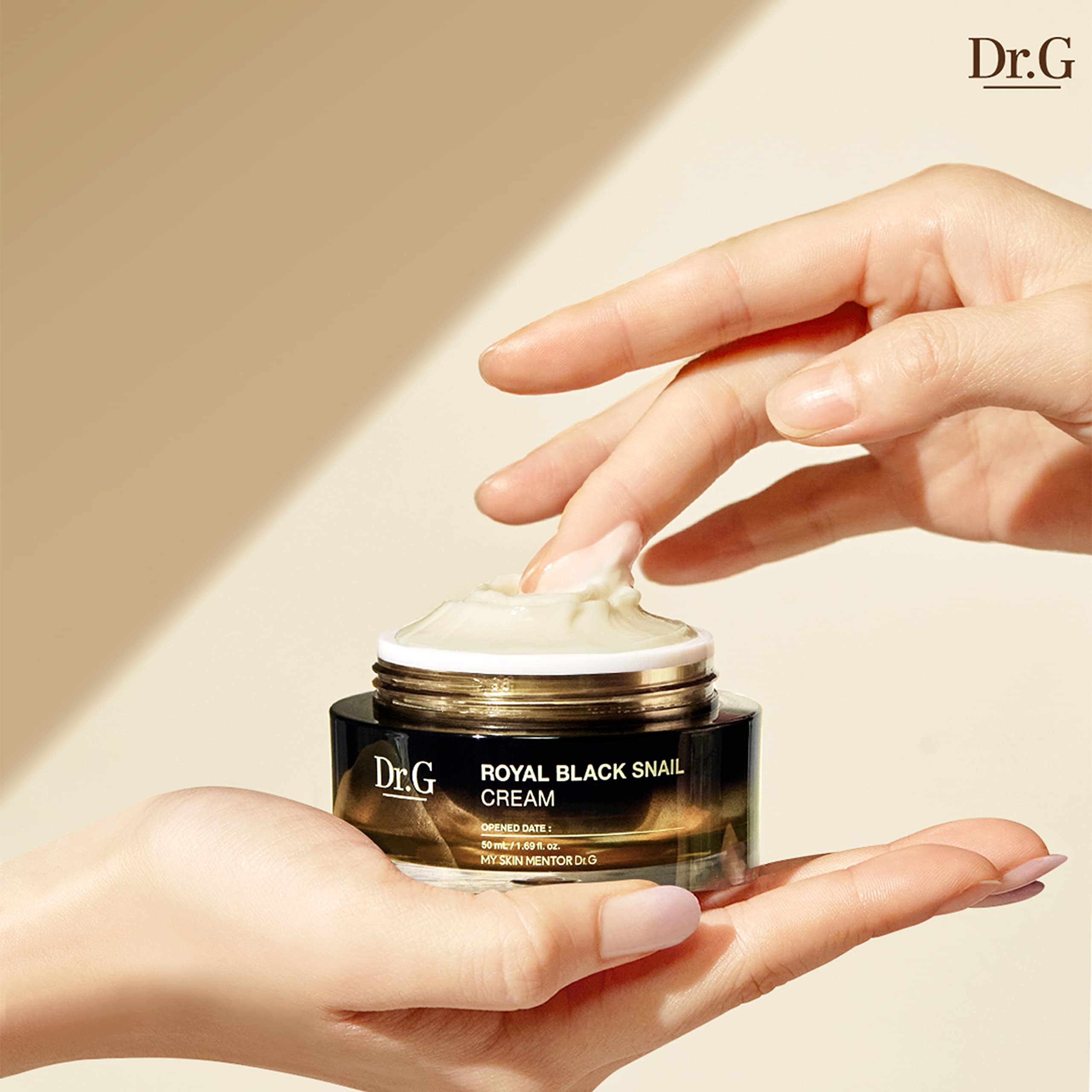 Dr. G Royal Black Snail Cream, 50Ml - Korean Moisturizer, Snail Mucin Moisturizer, Korean Skin Care Moisturizer, Korean Face Moi
