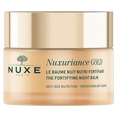Nuxe Nuxuriance Gold Nutri-Replenishing Night Cream | Face Anti-Aging Moisturizer With Shea Butter & Hyaluronic Acid, 1.7 Oz