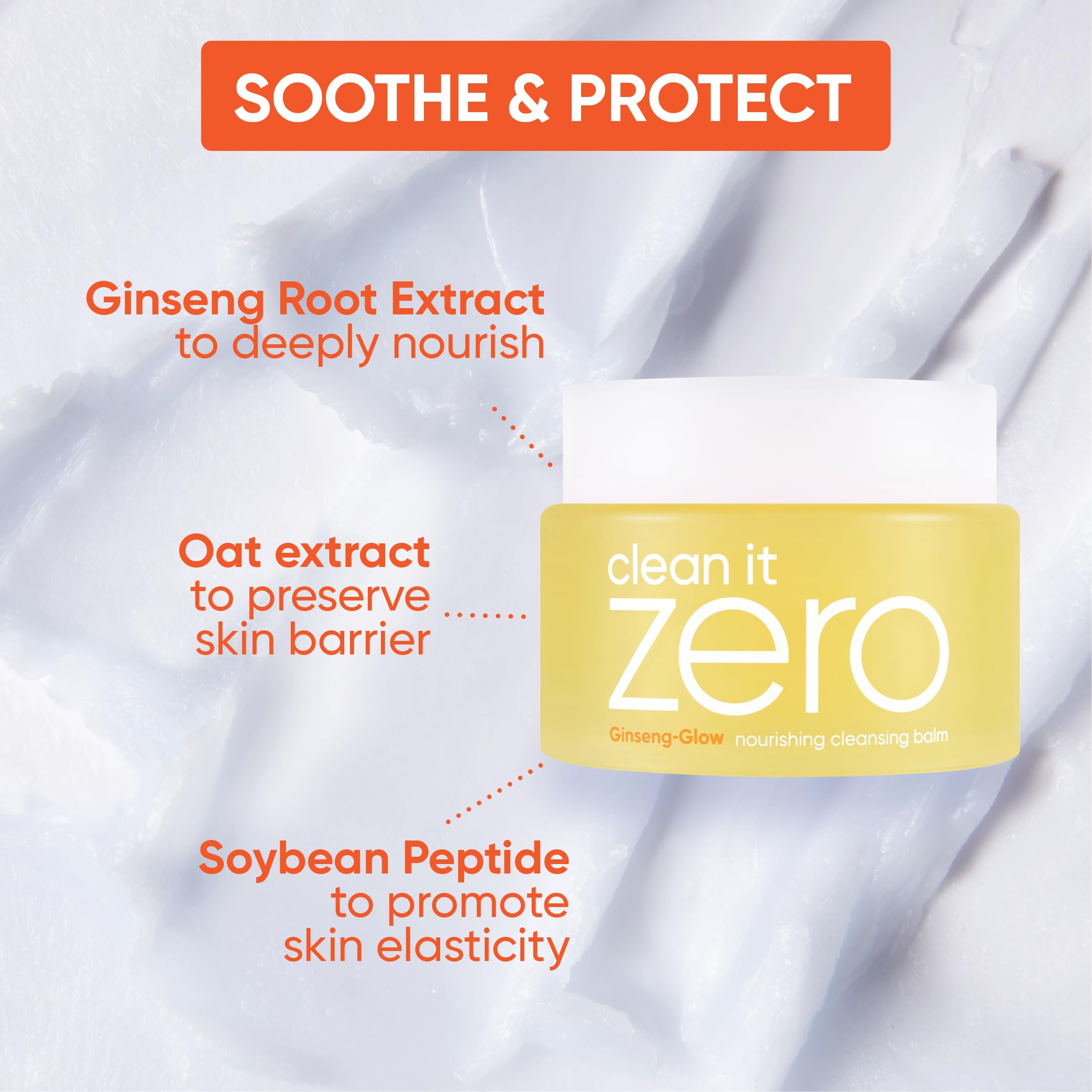 Banila Co Clean It Zero Nourishing Cleansing Balm - Korean Makeup Remover For Dry Skin - Vegan & Made With Ginseng Root And Berr