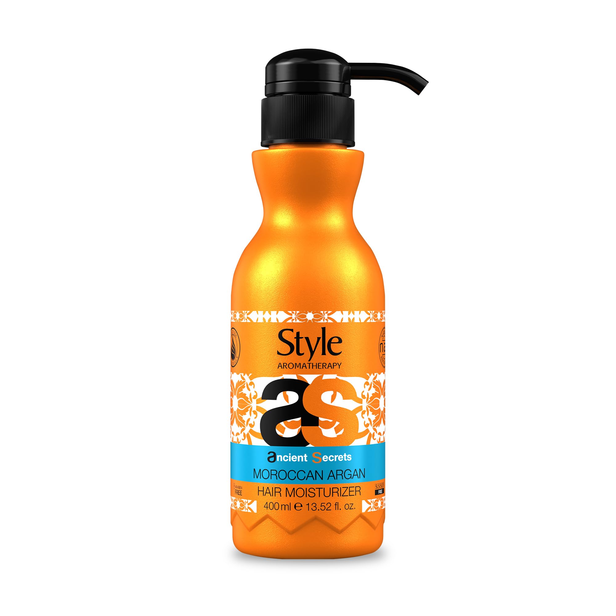 Style Aromatherapy Professional Moroccan Argan Hair Moisturizer With Argan Oil & Antioxidants | LeaveIn Hair Cream For Softer, 
