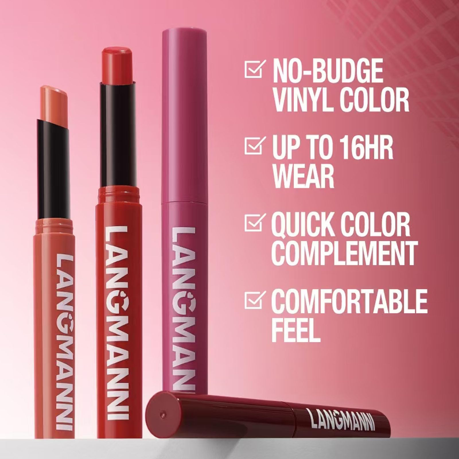 Hyesamyo Red Lipstick For Women Matte Highly Pigmented Moisturizing Lip stick Hypoallergenic Waterproof Long Lasting Lipsticks Q
