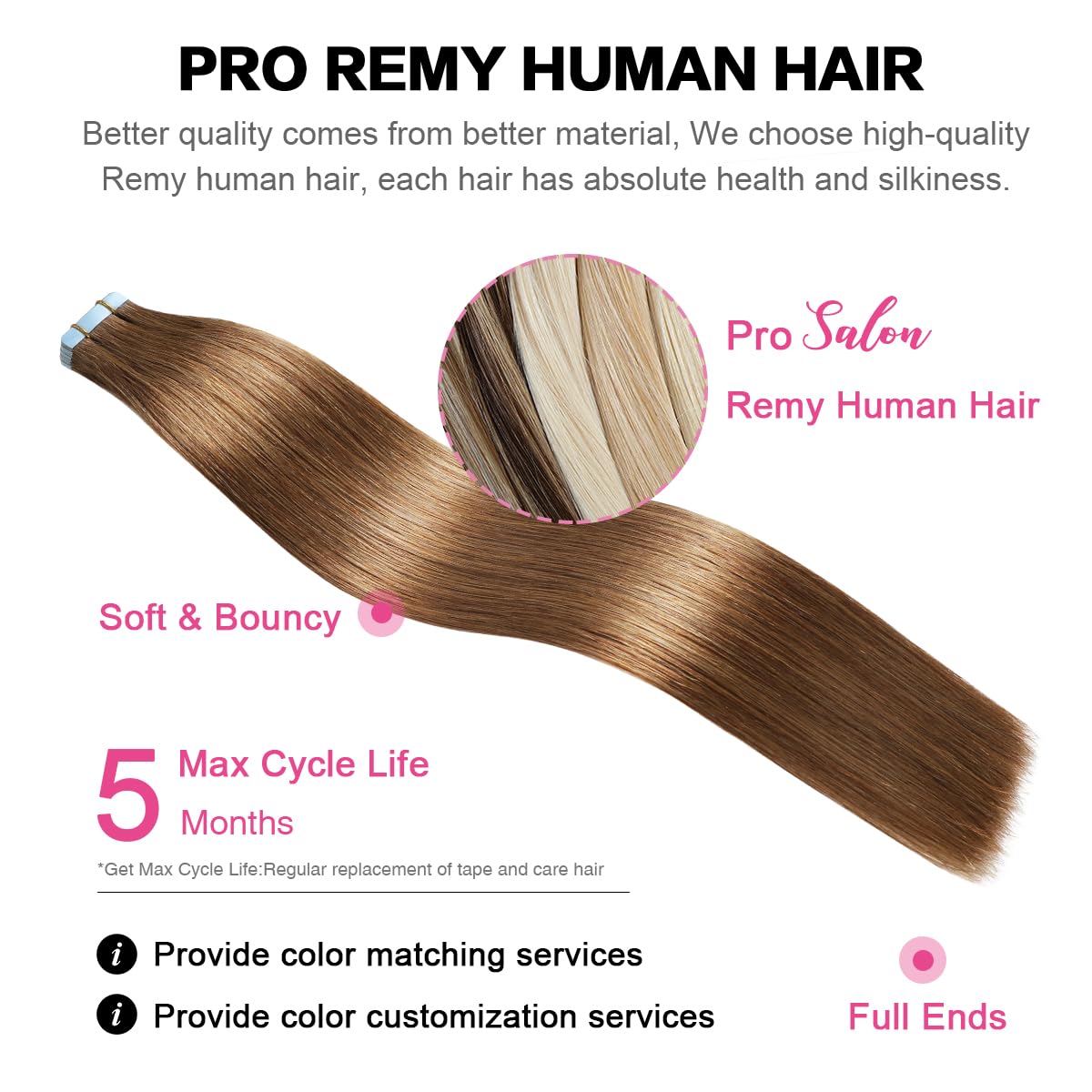 Suyya Tape In Hair Extensions Human Hair Chestnut Brown 100% Remy Human Hair 40G/Pack 20Pcs Straight Seamless Skin Weft Tape Rea