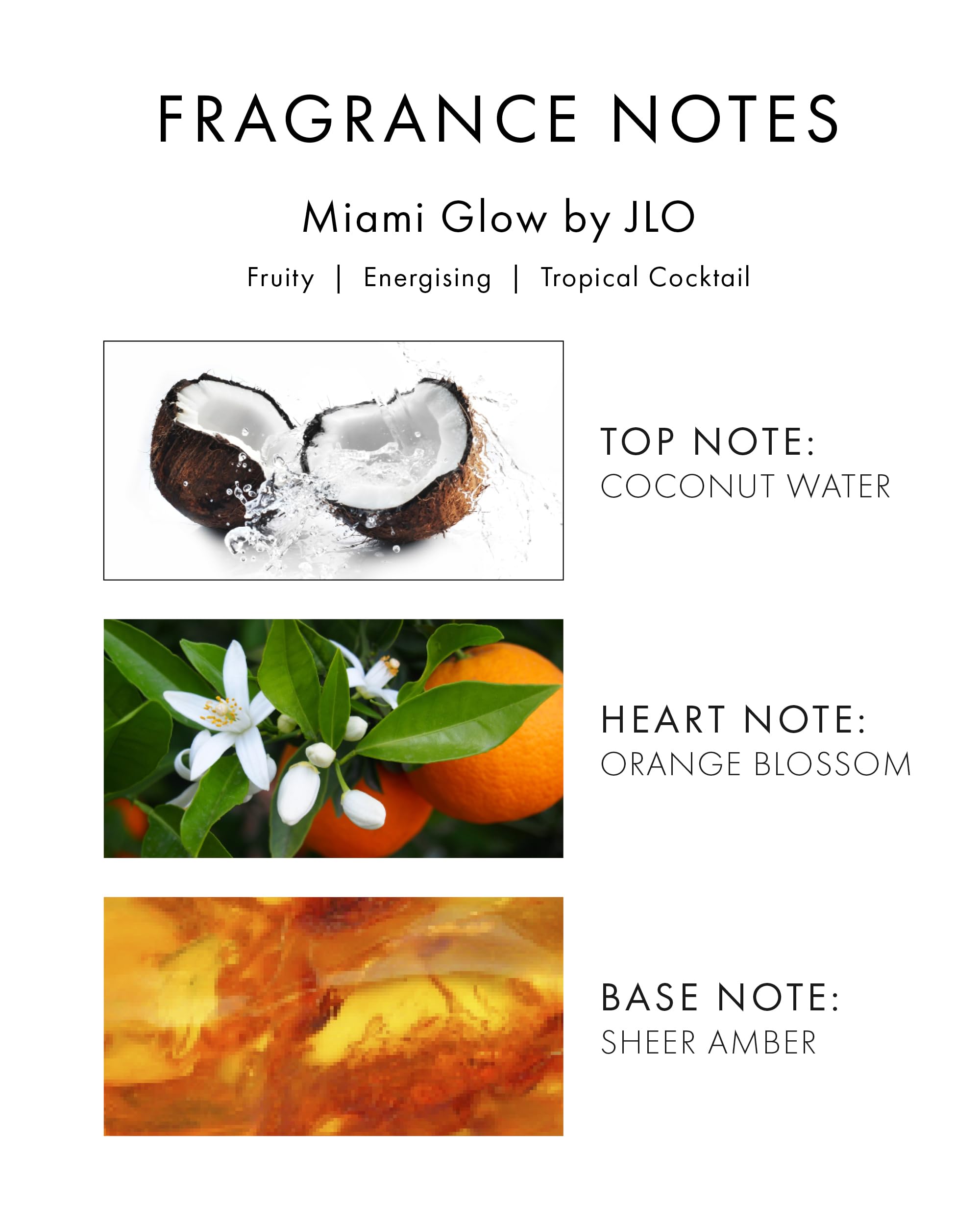 Miami Glow By Jennifer Lopez For Women. Eau De Toilette Spray 3.4 Ounces