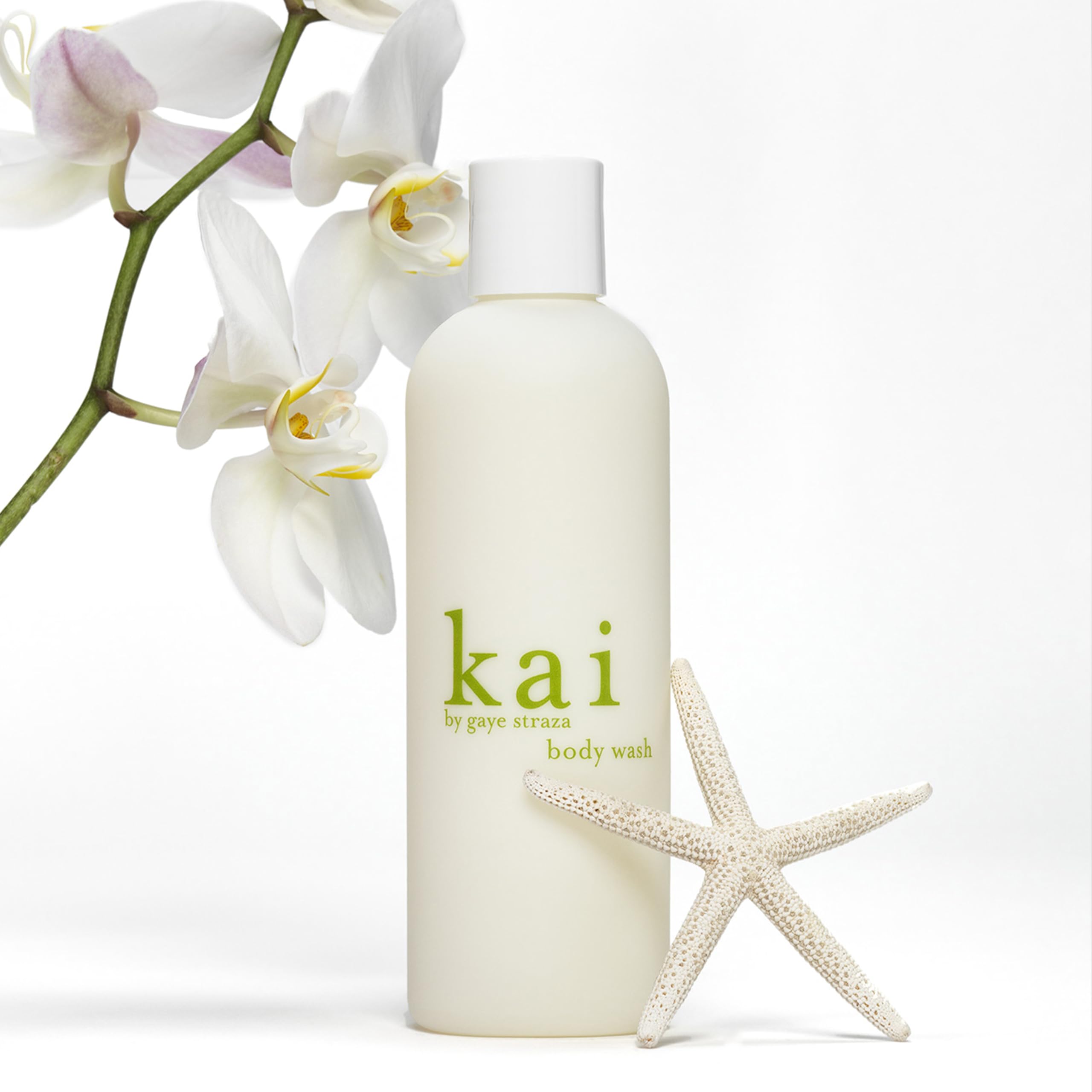 kai Body Wash, 8 Fl Oz., foaming body wash with vitamin e, extracts of cucumber + comfrey, scented with the delicously, fresh +