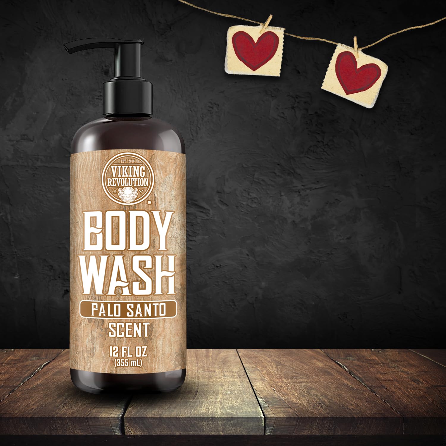 Viking Revolution Palo Santo Body Wash For Mens Shower Gel - Moisturizing Mens Body Wash With Vitamin E And Aloe Vera - Shower G