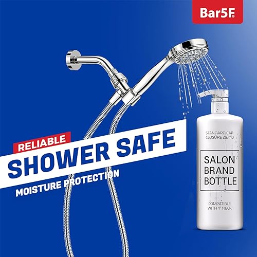 Bar5F N18S Dispensing Pump For Shampoo, Conditioner, Lotion, Etc,. Fits 1'' Inch Bottle Necks, Pack Of 2