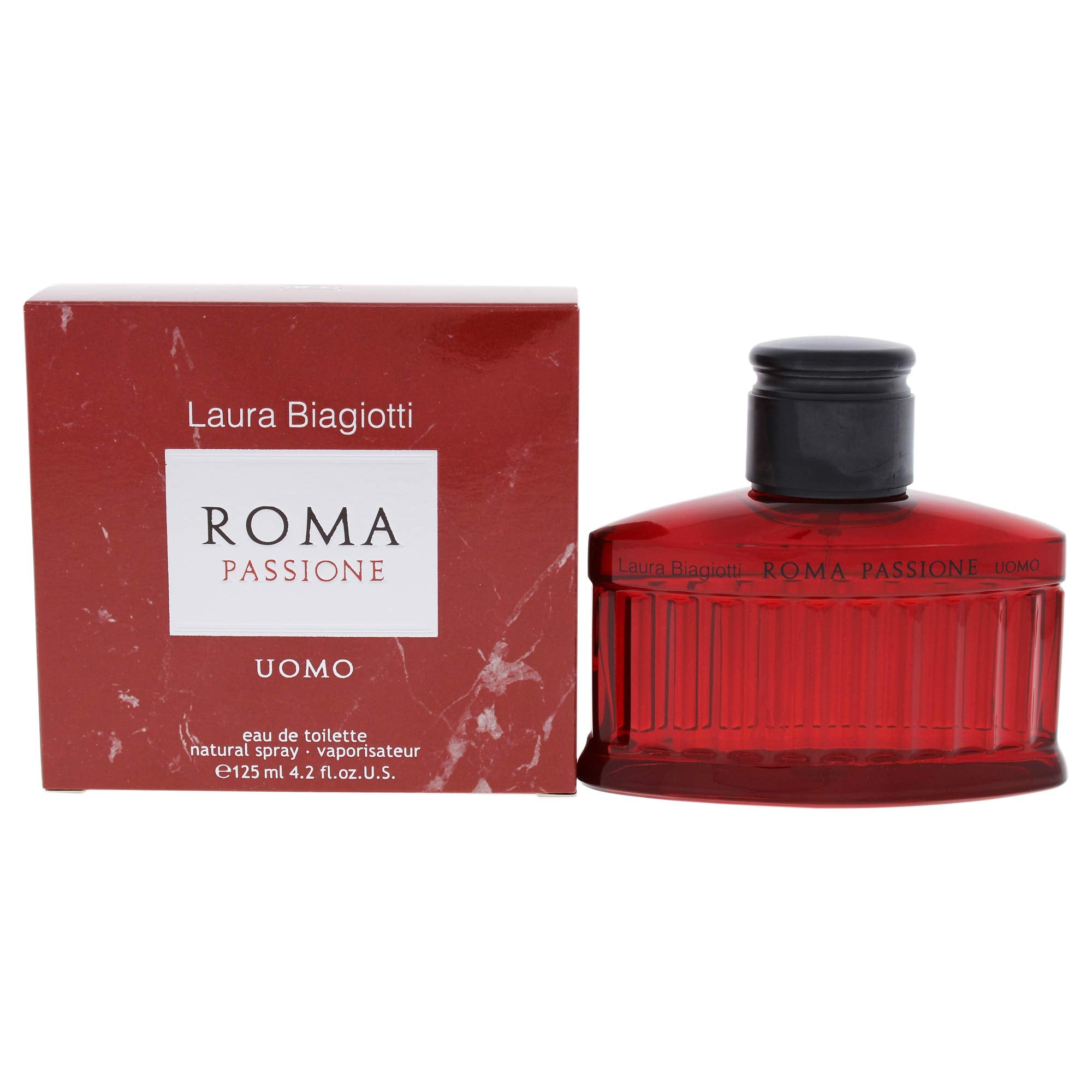 Roma Passione For Men By Laura Biagiotti - Fresh, Strong And Persistent Scent - Opens With Yellow Mandarin, Cardamom And Elemi -