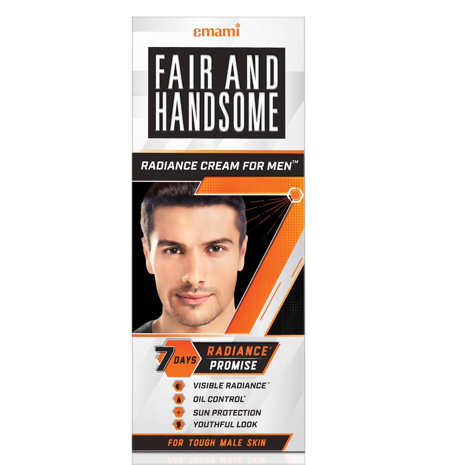 Fair & Handsome Long Lasting Radiance Cream, 2X Spot Reduction, 7 Hrs Brighter Looky, Pro-Peptide, Face Cream For Men, 100G