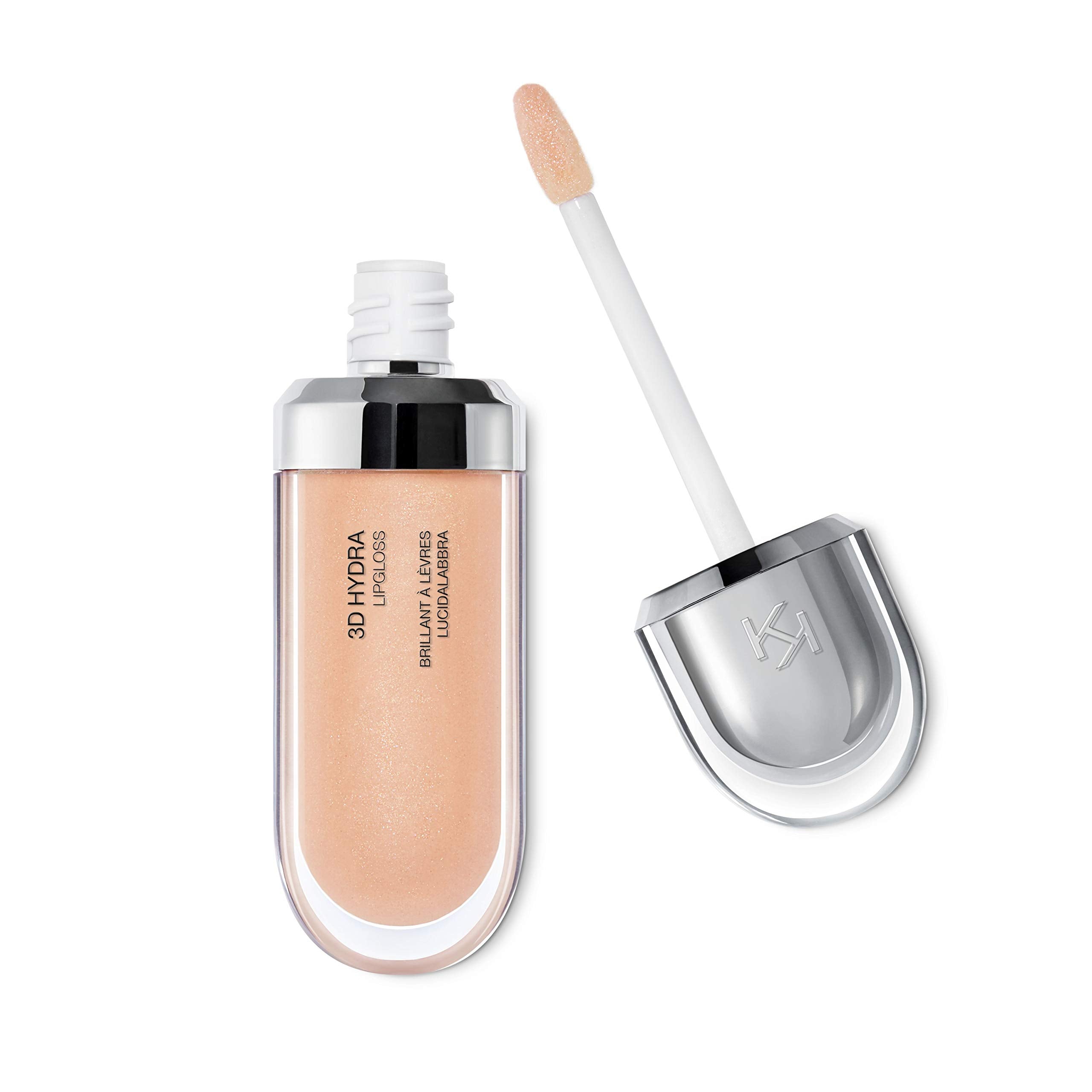 Kiko MILANO - 3d Hydra Lip Gloss 02 Softening Lipgloss for a 3D look | Natural Beige Color | Non-Comedogenic | Professional Make
