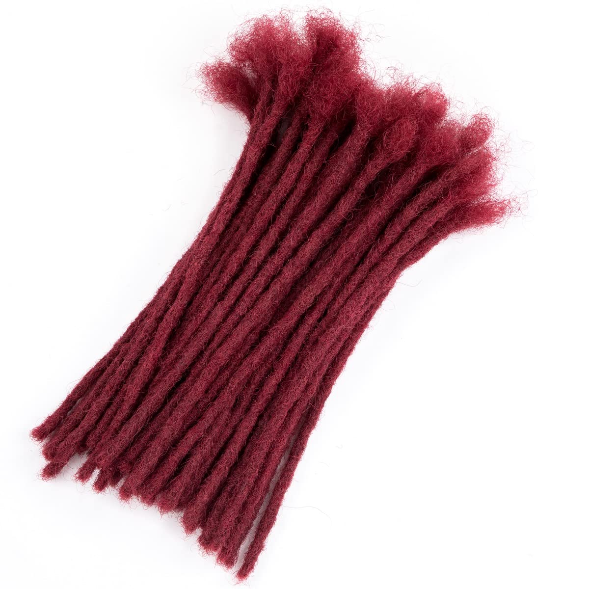 Teresa Medium 0.8Cm 100% Human Hair Dreadlock Extensions For Men/Women/Kids Permanent Loc Extensions Human Hair Bundles(8 Inch-7