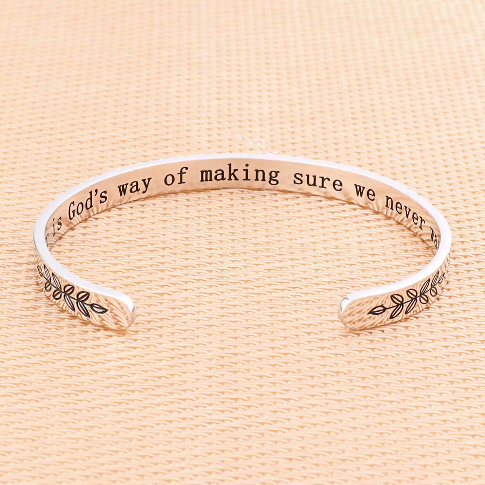 M MOOHAM Sister Gifts from Sister Bracelets Gifts - Sisters Birthday Christmas Jewelry Gifts from Sister Stainless Steel Cuff Ba