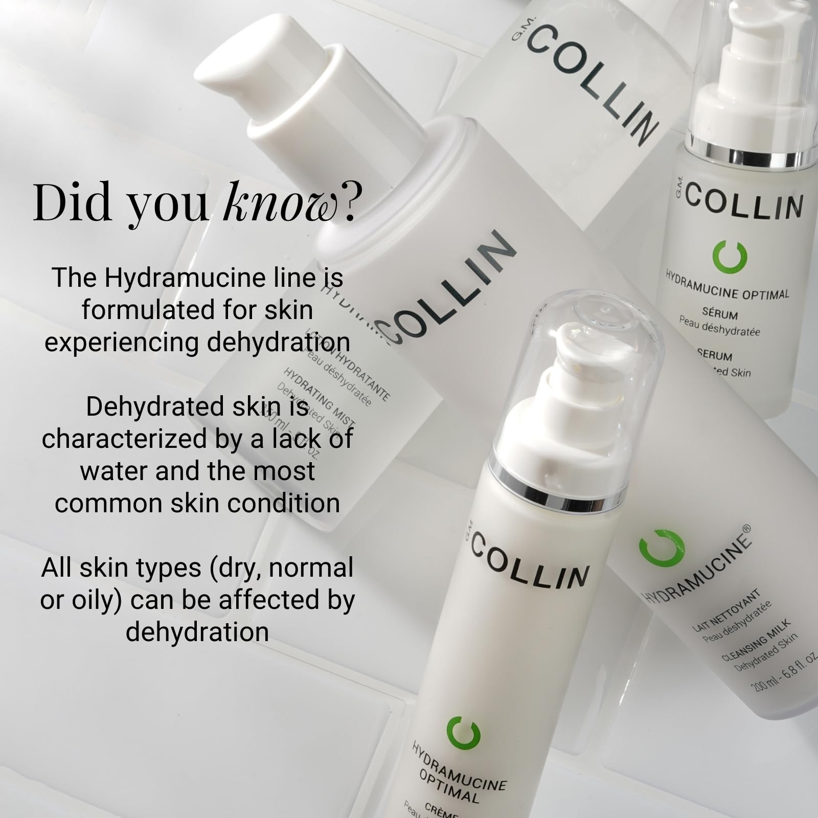 G.M. Collin Hydramucine Facial Cleansing Milk, 6.8 Fluid Ounce