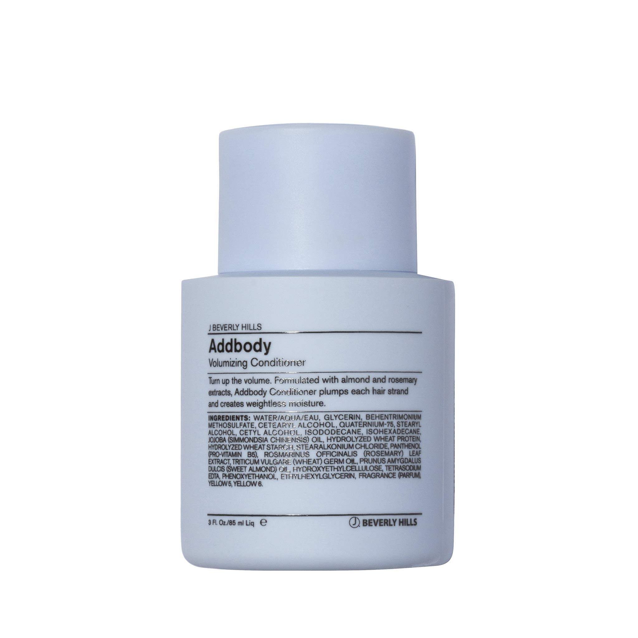 J Beverly Hills Blue Addbody Volumizing Conditioner with Rosemary Oil for Hair Growth, 3 Oz