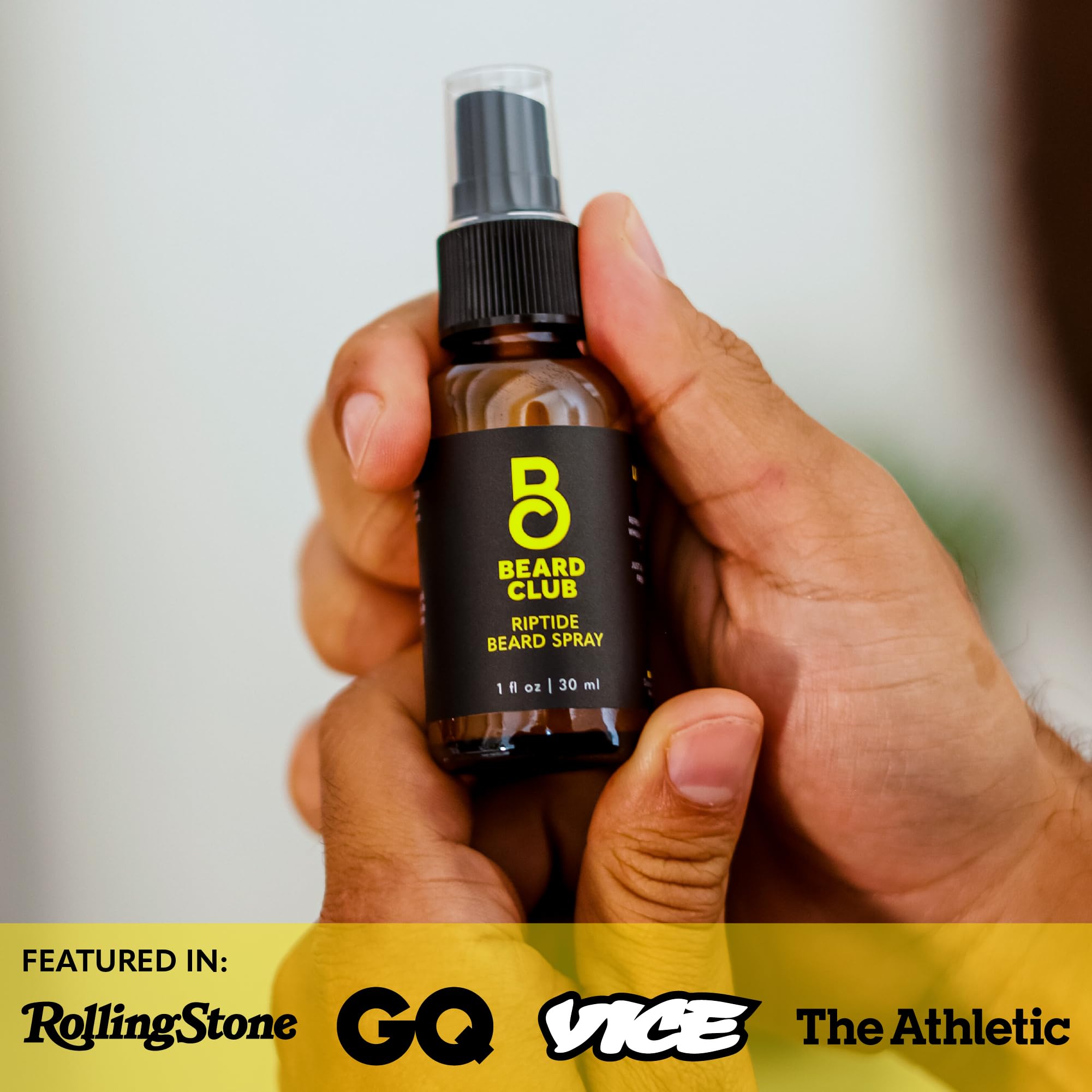 Riptide Beard Softening Spray by Beard Club - Nourishing & Styling Formula for Enhanced Beard Growth, Softness & Shine - Enriche