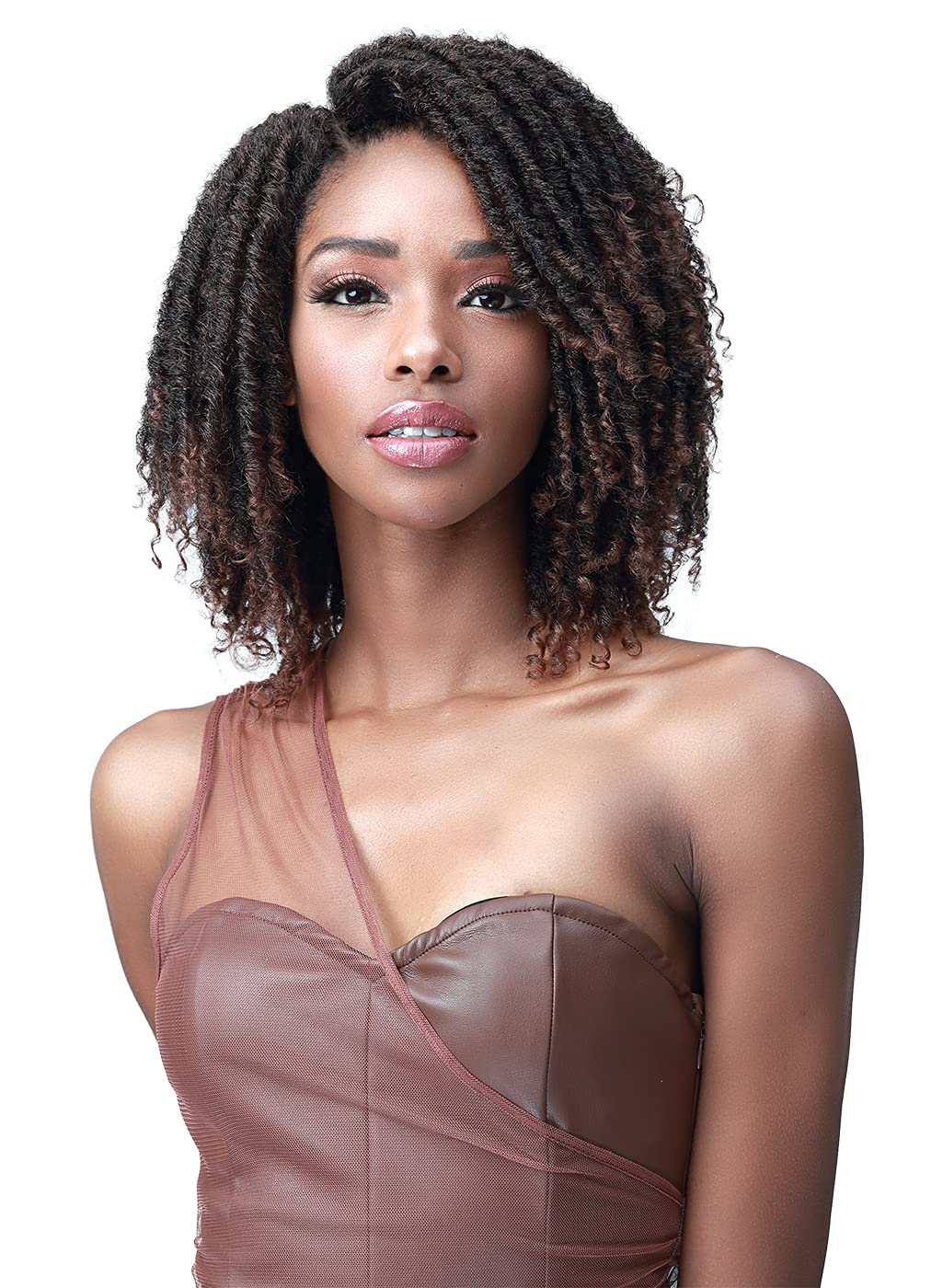 Bobbi Boss 4.5 Lace Part Natural Locs Wig  MLP22 FREEFORM LOCS wigs (1, Jet Black)