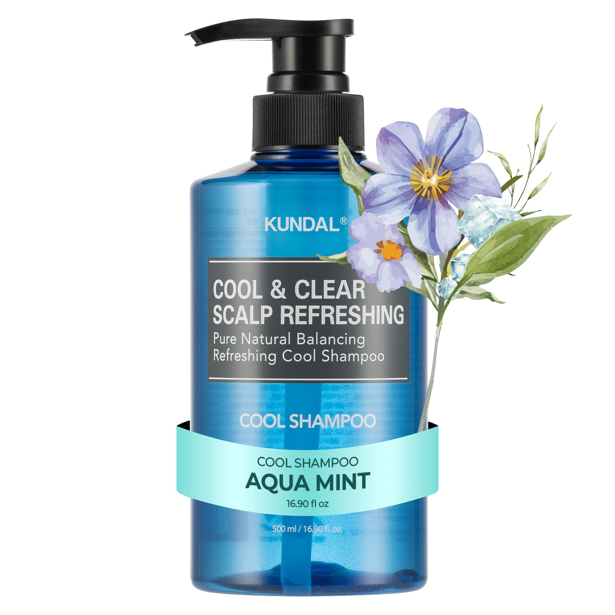 KUNDAL Cool & Clear Scalp Refreshing Shampoo [Aqua Mint]