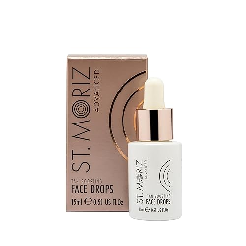 St. Moriz Advanced Self Tanning Drops for Face, Tan Boosting Face Drops (0.51 Fl Oz) - Self Tanner Bronzing Drops for Face - Fac