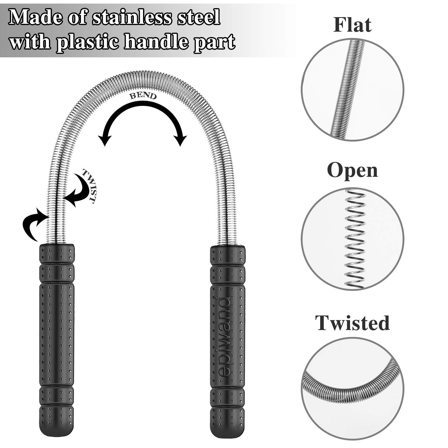 4 Pieces Facial Hair Remover Spring Eyebrow Face Epilator Coil Portable Hair Remover Spring Threading Tool For Women Chin Cheek