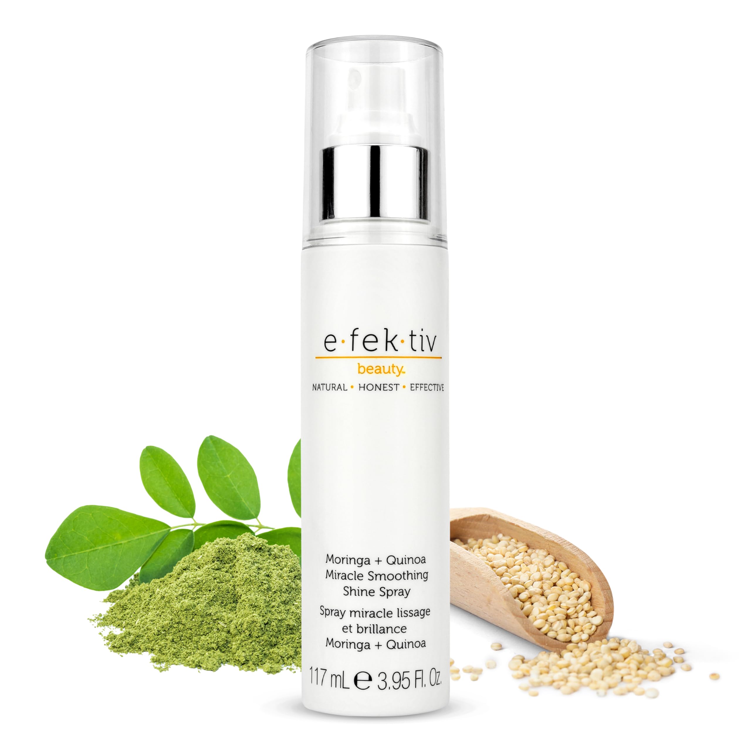 Moringa Plus Quinoa Miracle Smoothing Shine Spray By E.Fek.Tiv For Unisex - 3.95 Oz Hair Spray