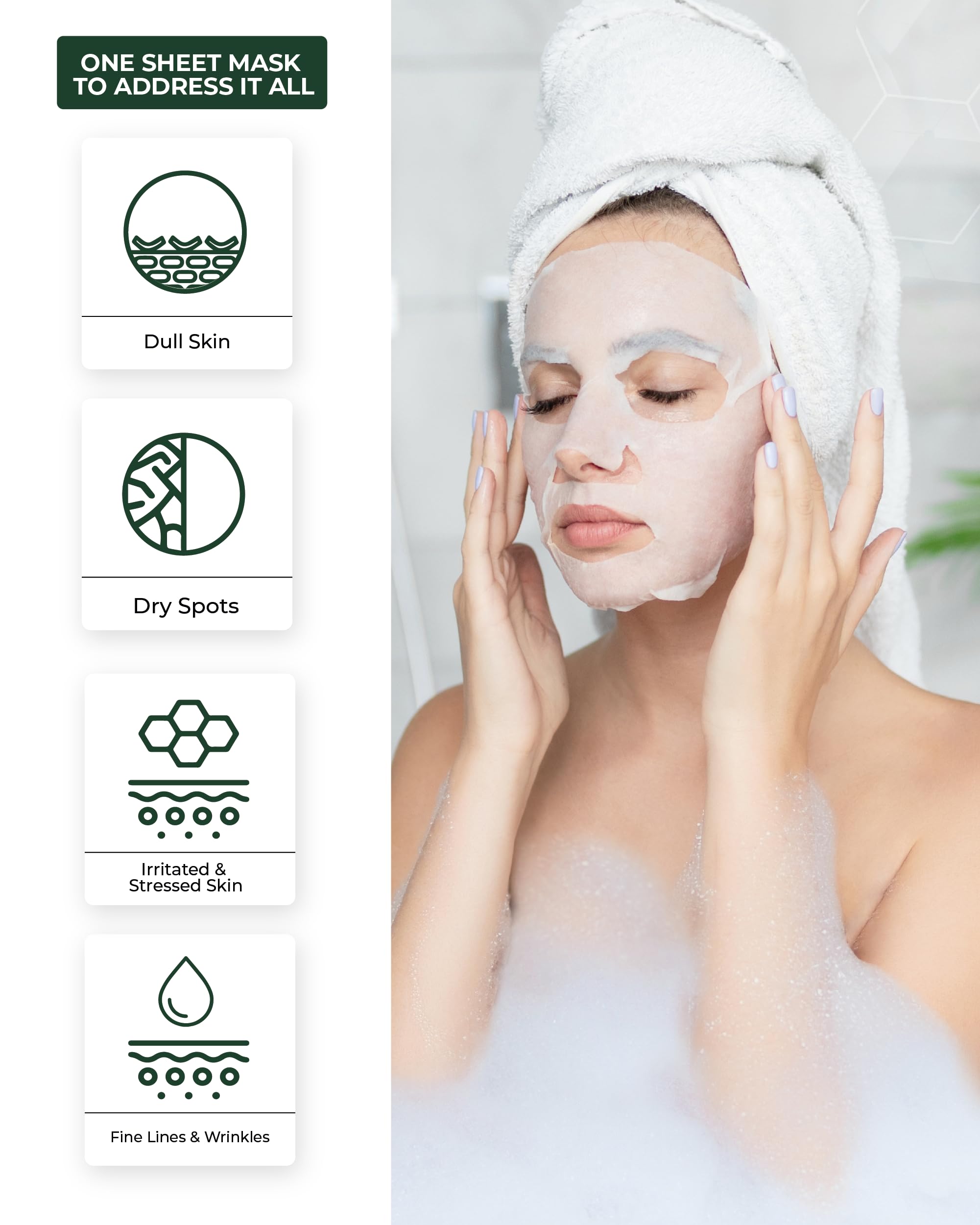 Centellian 24 Madeca Mask (Extra Calming, 24Pc) - Face Mask Sheet For Ultra Calming, Soothing For Sensitive, Acne-Prone Skin Wit