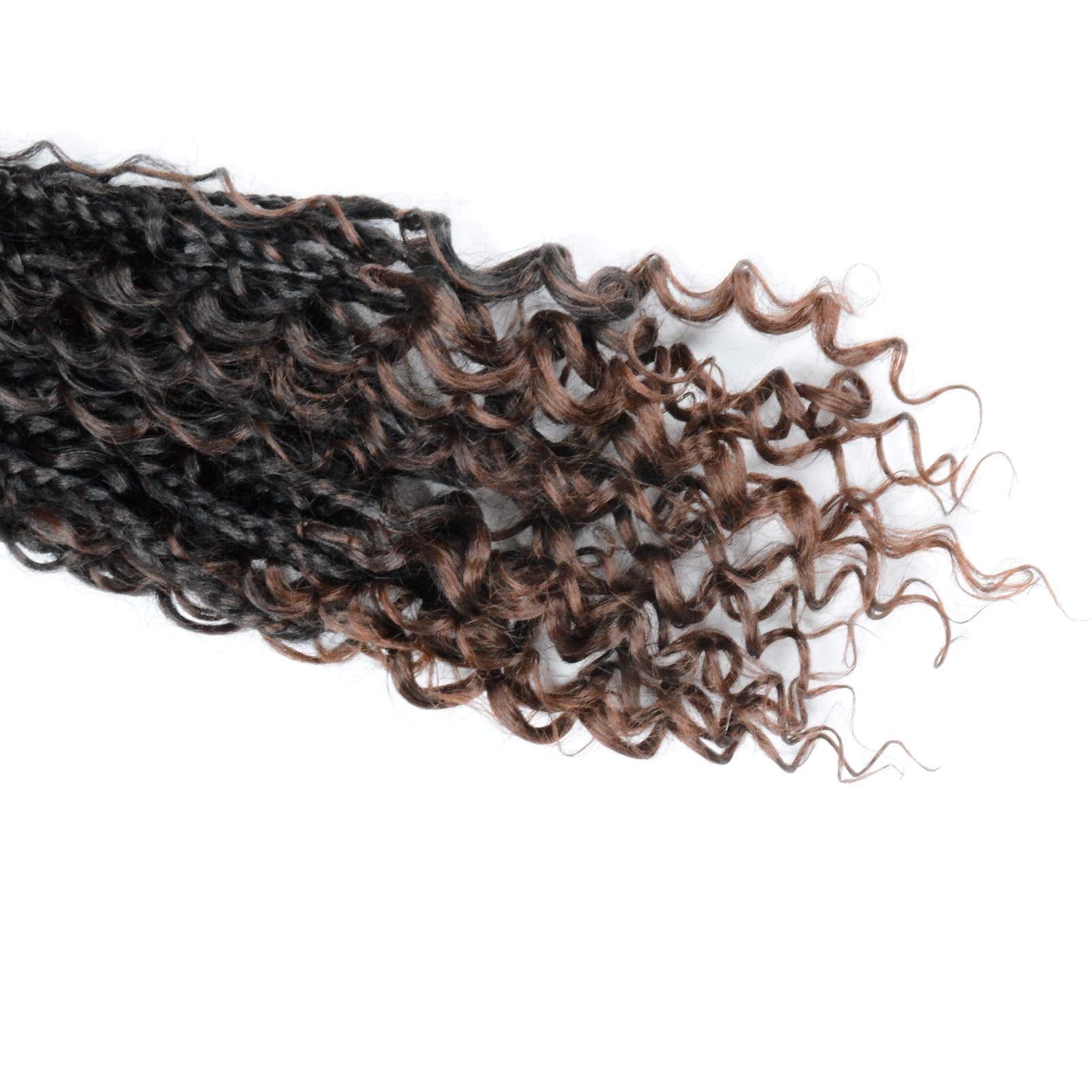 Lmzim 20Inch Goddess Box Braids Crochet Hair Bohomian Crochet Box Braids Curly Ends 8 Pack 3X Crochet Braids Synthetic Braiding