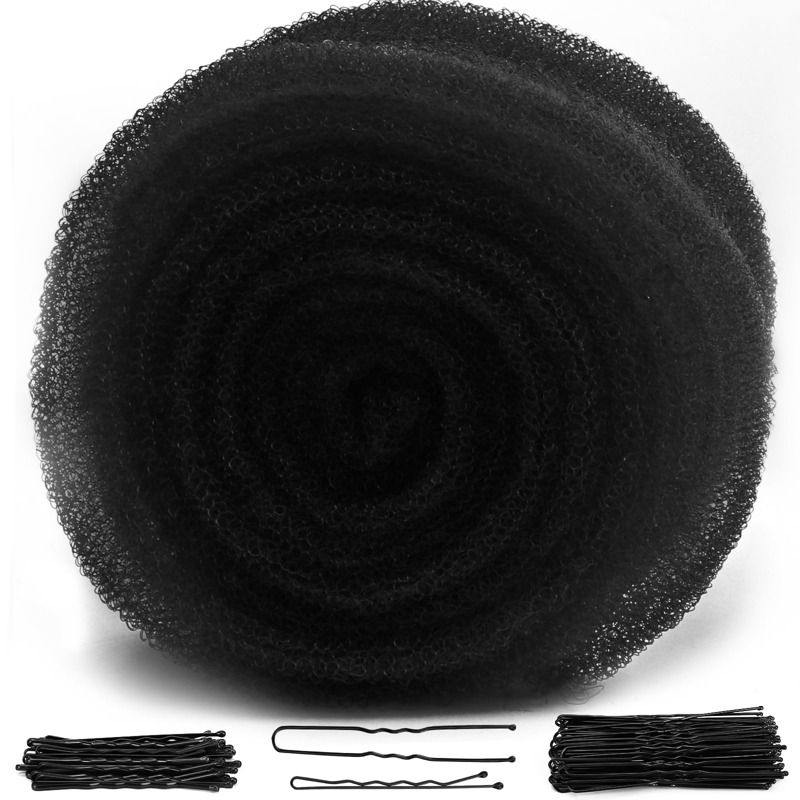 YGQQOY Hair Filler and Hairpins for Updo, Hair Sponge for Updo, Hair Padding,Hair Donuts for Updos, Volume Hair Bumps it Tool, B