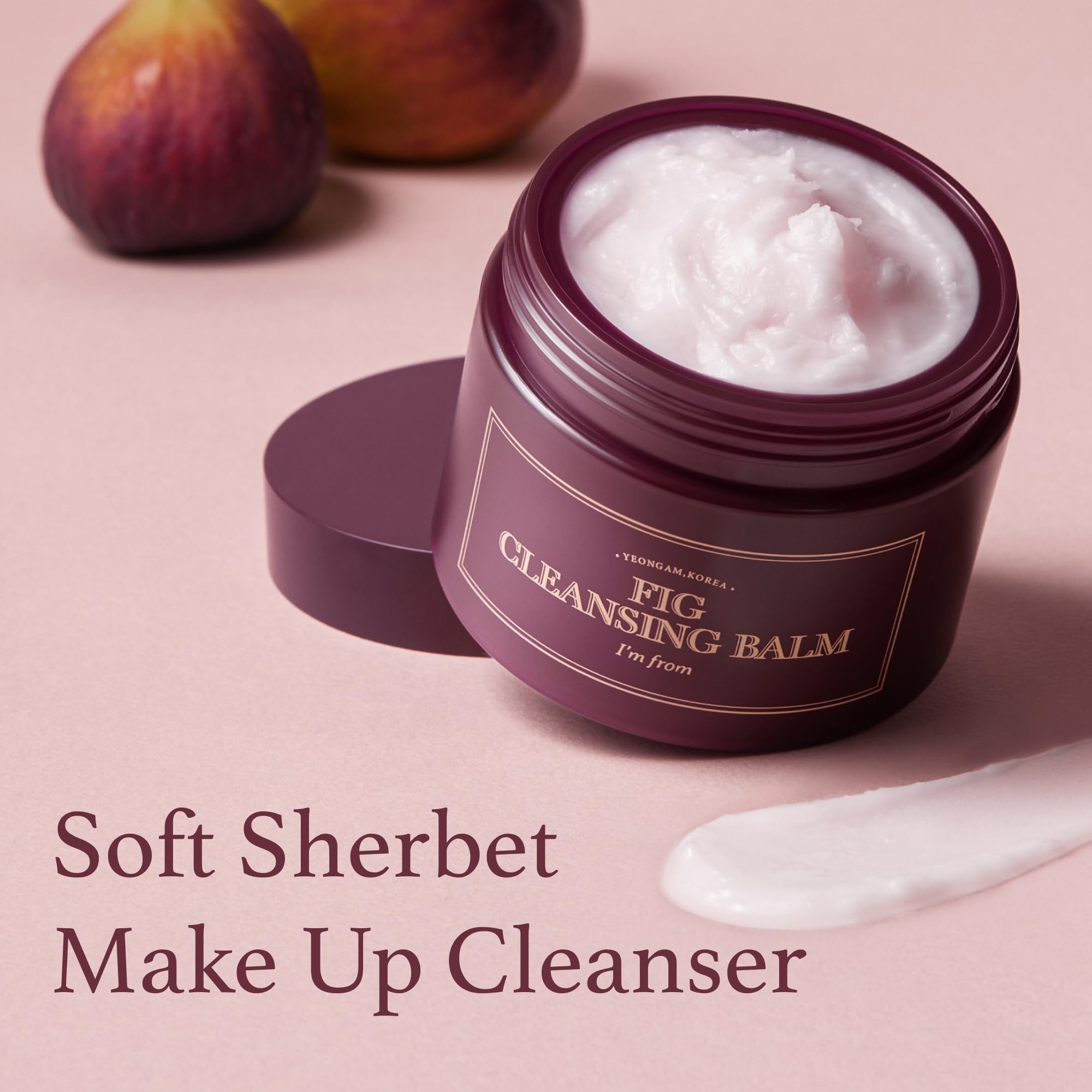I'M From] Fig Cleansing Balm 100Ml, Korean Makeup Remover, Vegan, Easy To Rinse Off, Fig Oil Water 7.8% With Peptide And Amino A