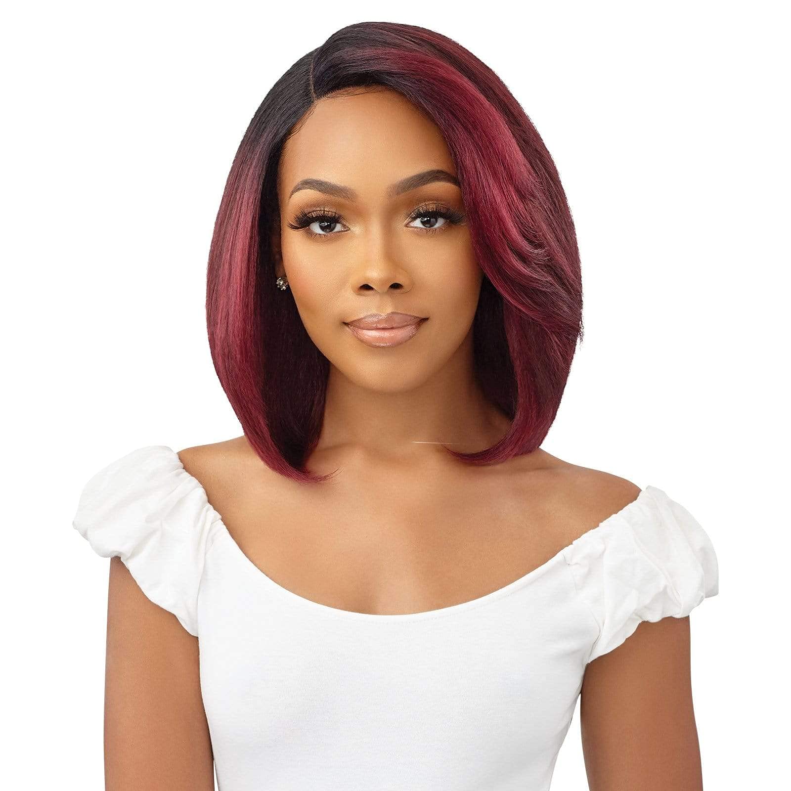 Outre EveryWear Synthetic HD Lace Front Wig - EVERY 11 (2 Dark Brown)