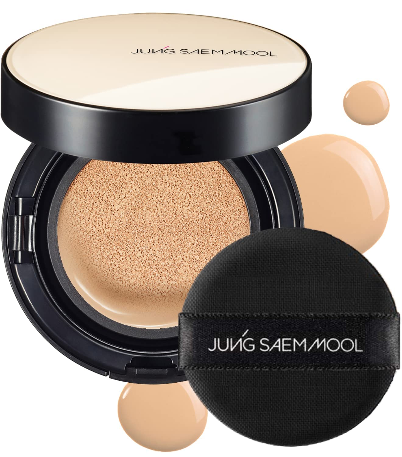 [JUNGSAEMMOOL OFFICIAL] Essential Skin Nuder Cushion (Fair Light) | Refill not Included | Natural Finish | Buildable Coverage | 
