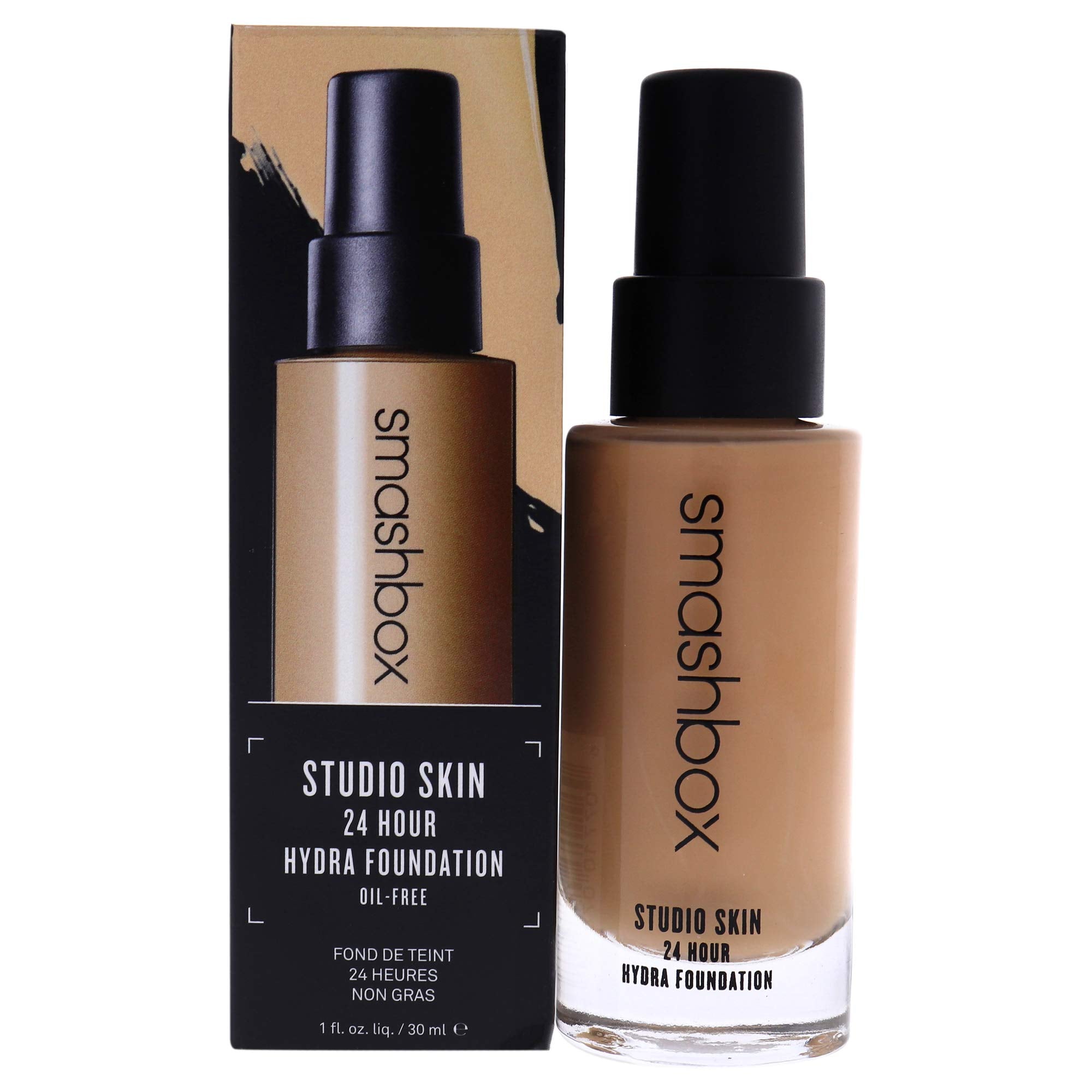 Studio Skin 24 Hour Hydrating Foundation - 2.22 Light-Medium With Neutral Olive Undertone by Smashbox for Women - 1 oz Foundatio