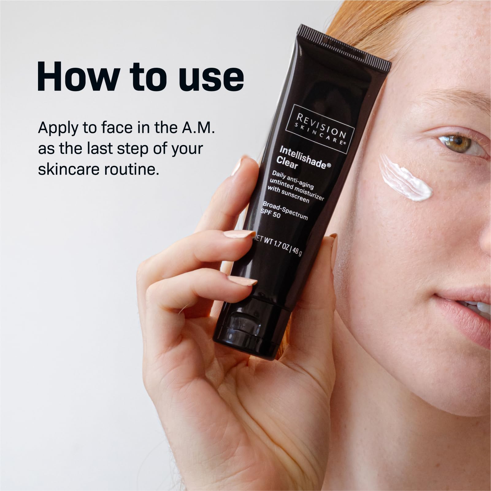 Revision Skincare Intellishade Clear, Anti Aging Daily Moisturizer With Spf 50, Untinted And Oil Free, With Peptides And Hyaluro