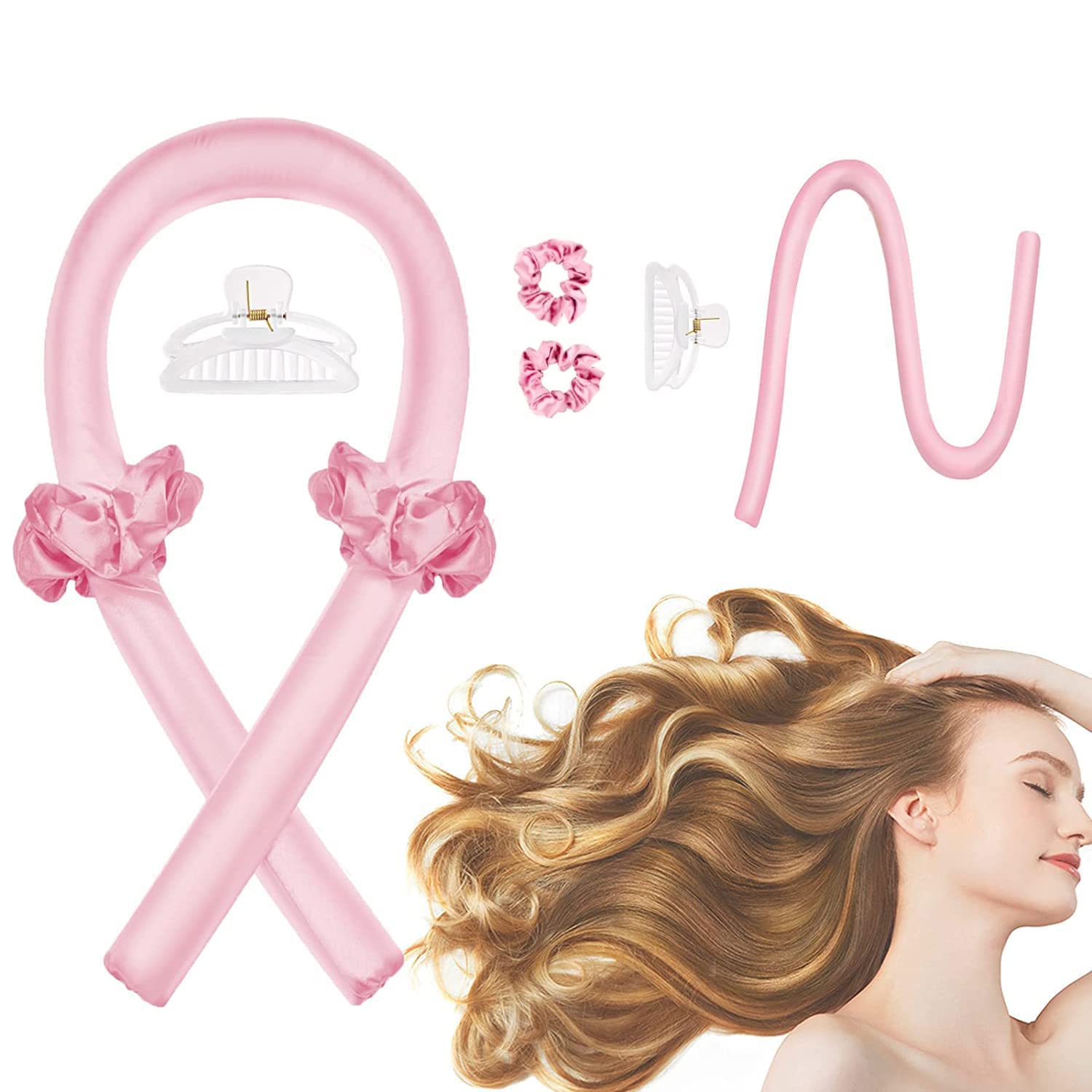 Heatless Hair Curler  Hair Rollers For Heatless Curls | Heatless Hair Curlers & Hot Rollers | Hair Curlers To Sleep In | Heatle