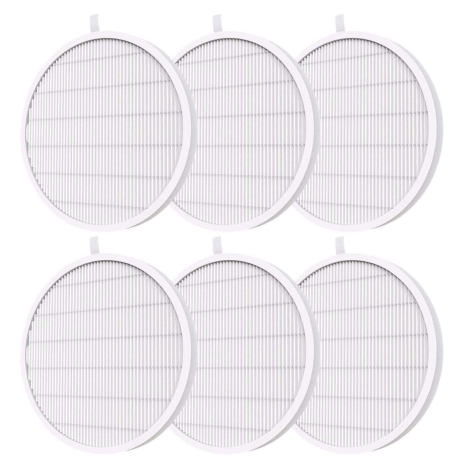 MelodySusie Nail Dust Collector Replacement Filter 6 Pack, Reusable Dust Filter for MelosySusie Nail Dust Collector Vacuum Fan D