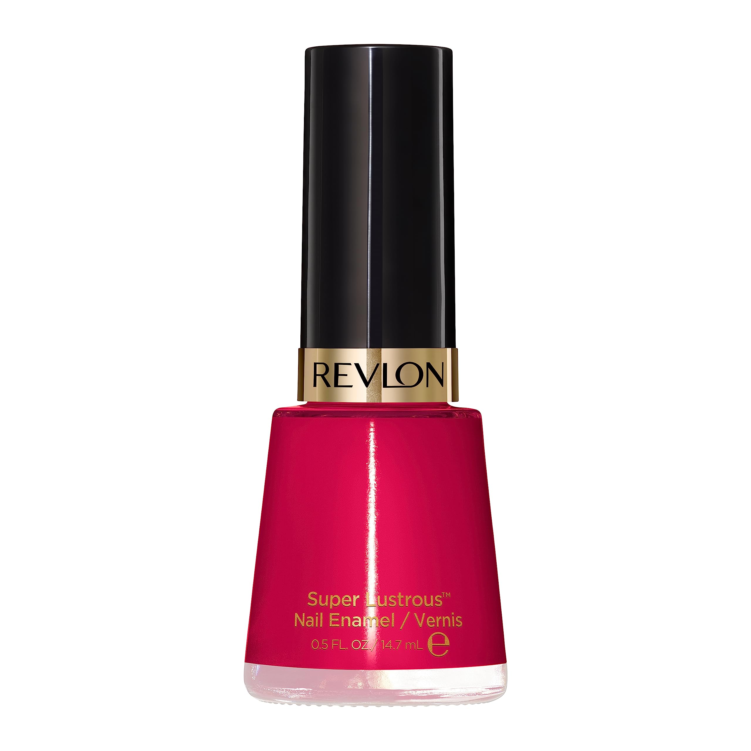 Revlon Super Lustrous Nail Polish, Chip-Resistant & Longwear Formula, High Shine Finish, 270 Cherries In The Snow, 0.5 Fl Oz