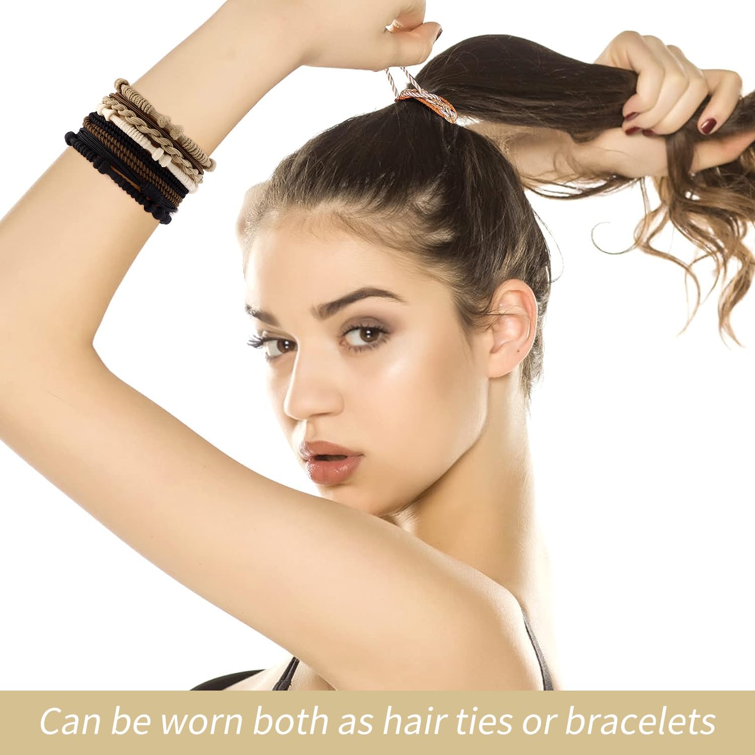 Chanaco Boho Hair Accessories: Elastic Ponytail Holders For Women, No-Damage Hair Ties For Thick Or Thin Hair