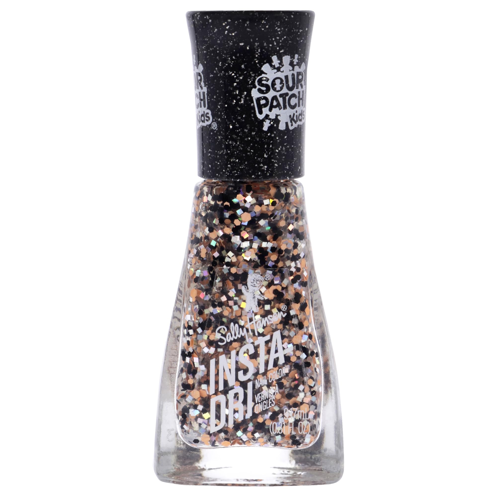 Sally Hansen Insta-Dri Sour Patch Kids Nail Polish, 0.31 Fl Oz - Hallo-Queen, Fast-Drying, Fun Colors for Trendy Nails