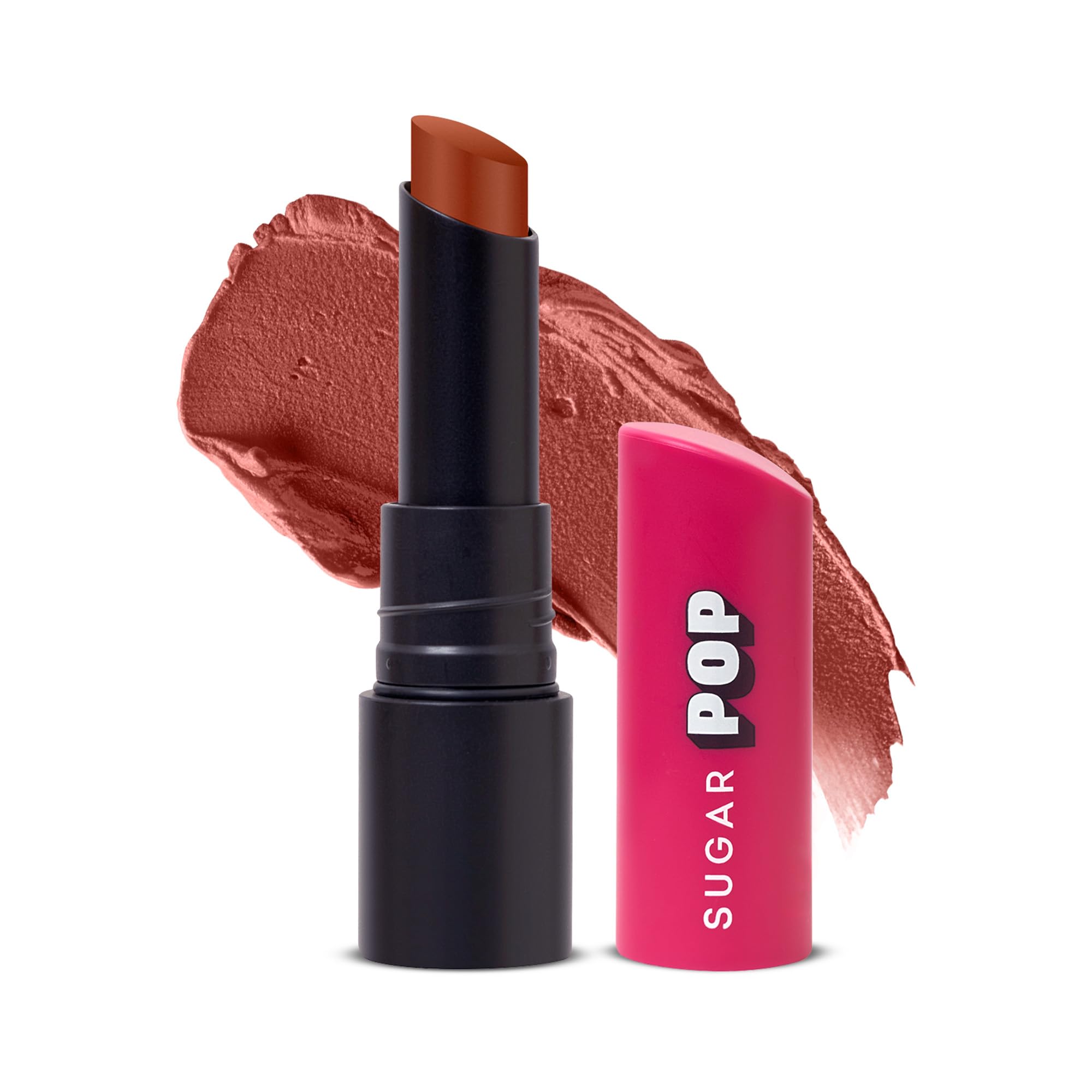 Sugar Pop Ultrastay Transferpoof Matte Lipstick With Vitamin E | Smooth Glide | Waterproof | Longlasting | 4Gm - 14 Bronze Beaut