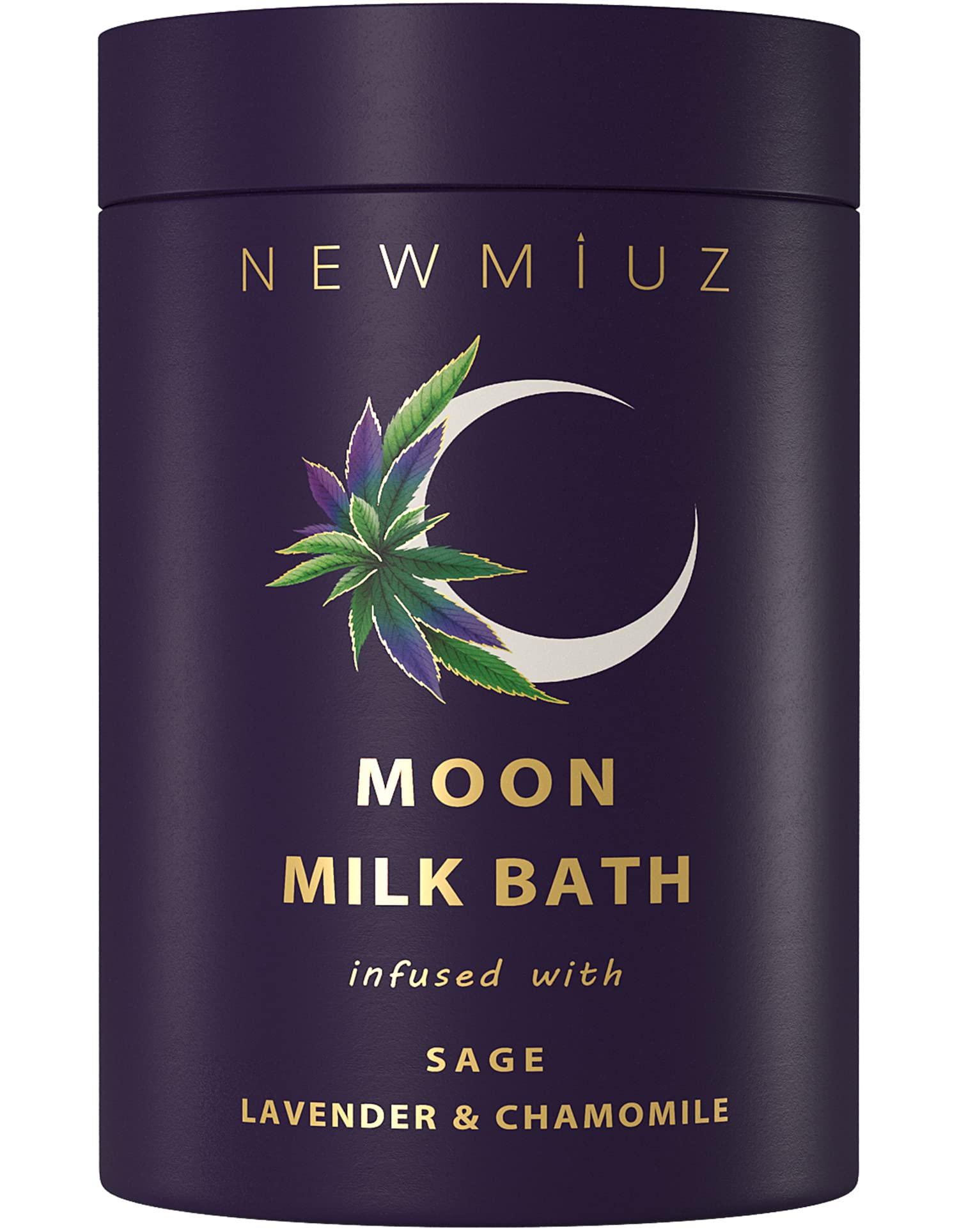 Cleansing Sage Moon Milk Bath Soak - Lavender Chamomile - Moisturize & Soften Skin Spiritual Stress Relief Gifts For Women Destr