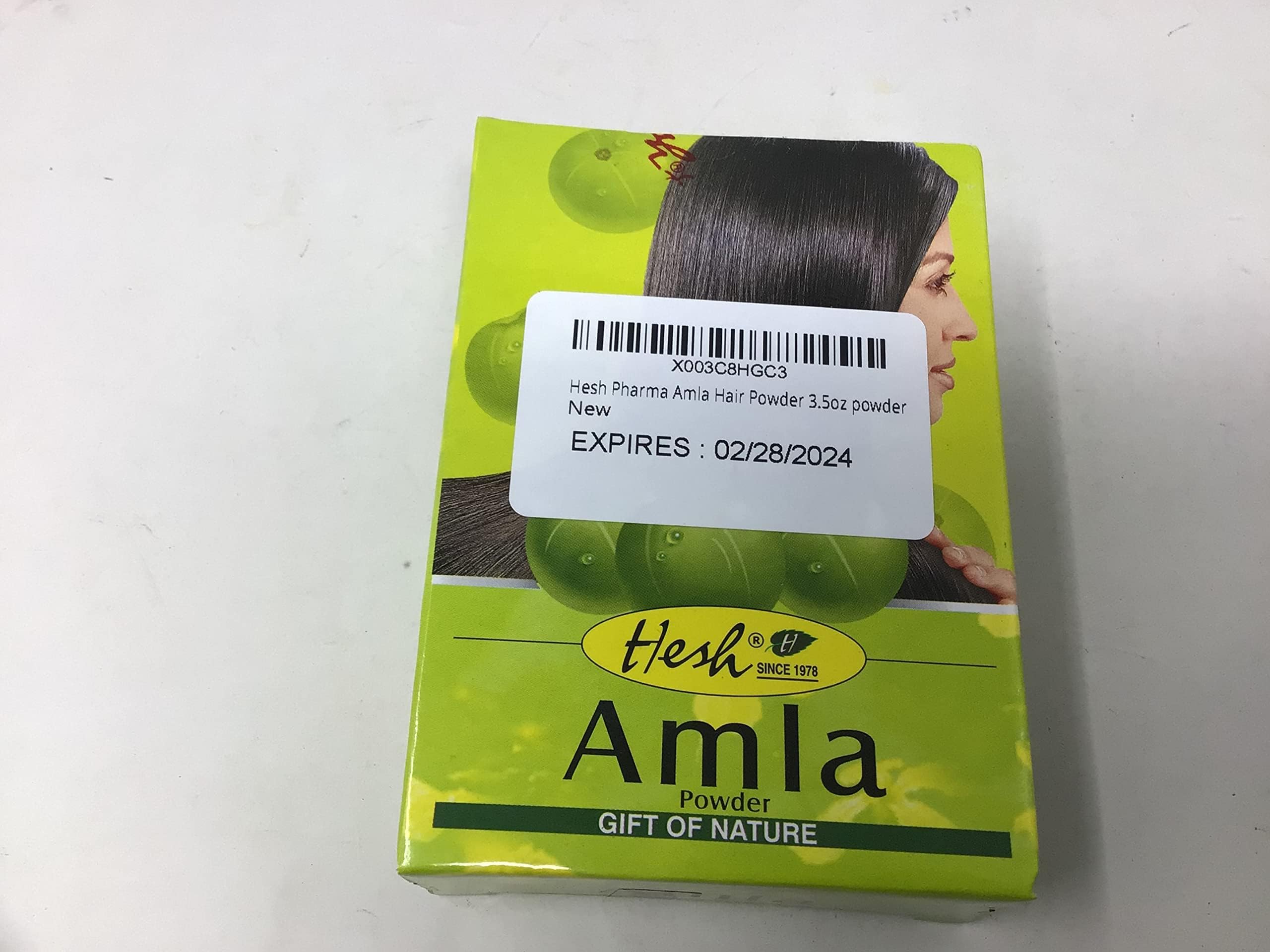 Hesh Pharma Amla Hair Powder 3.5Oz Powder