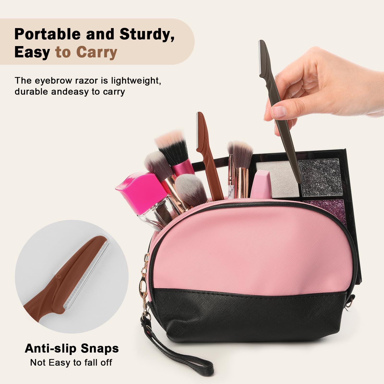 D Dermaplane Razor For Women Face - 6Pcs Face Razors For Women - Eyebrow Razor With Precision Cover - Dermaplaning Tool For Face