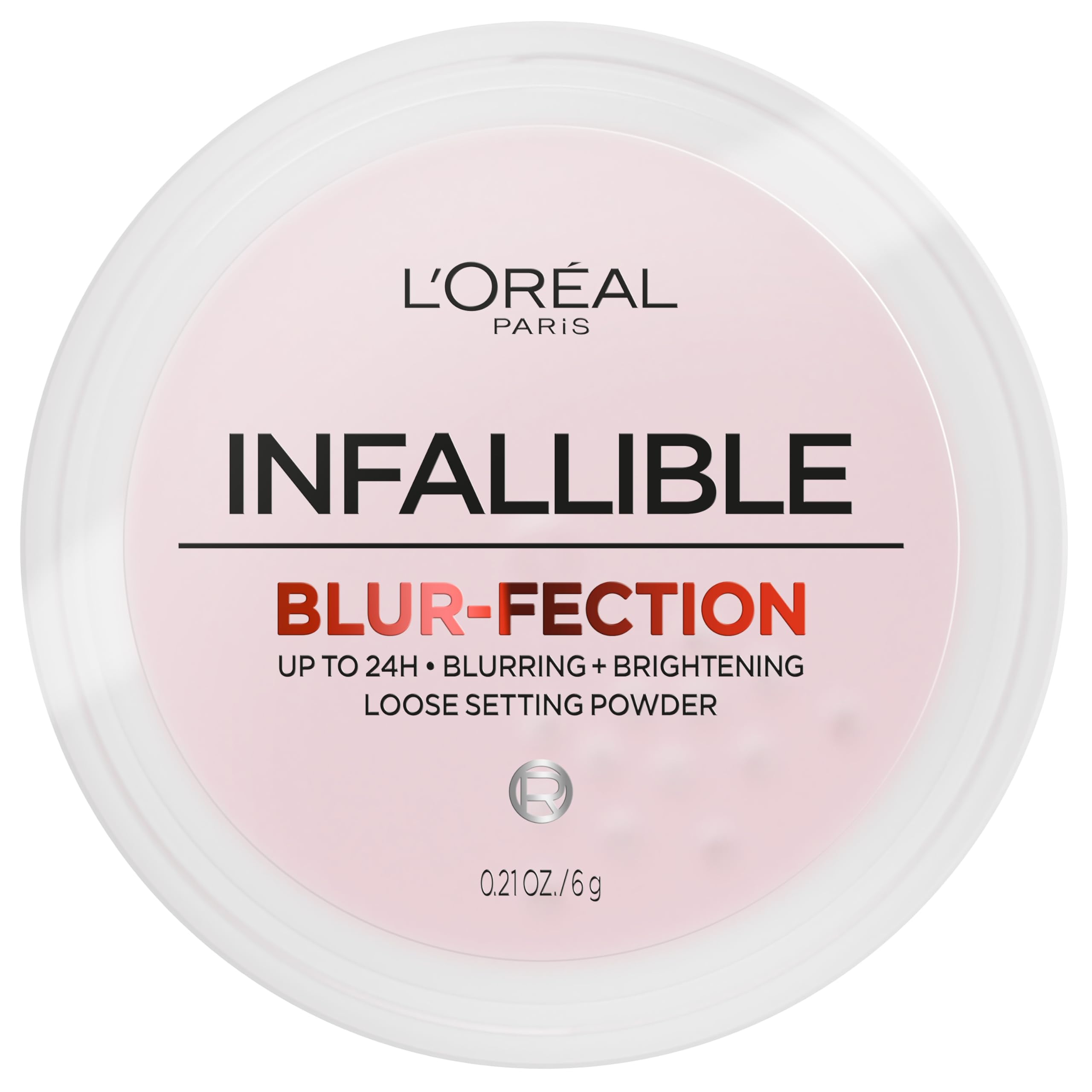 LOreal Paris Infallible Blurfection Longwear Loose Setting Powder, Blurring Face Powder With Up to 24HRs of Wear, Brightening 